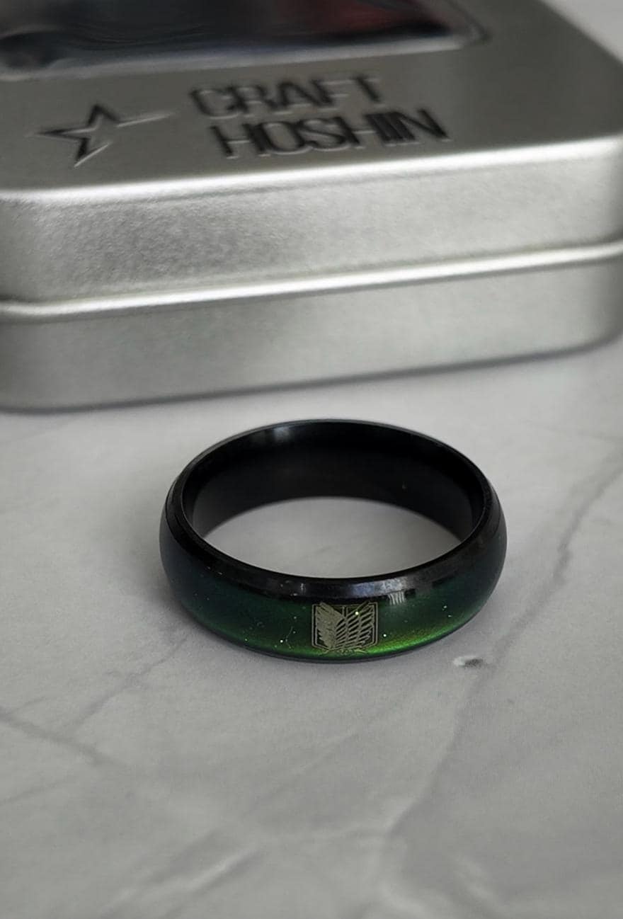 Attack on Titan Ring Color-Changing Mood Ring