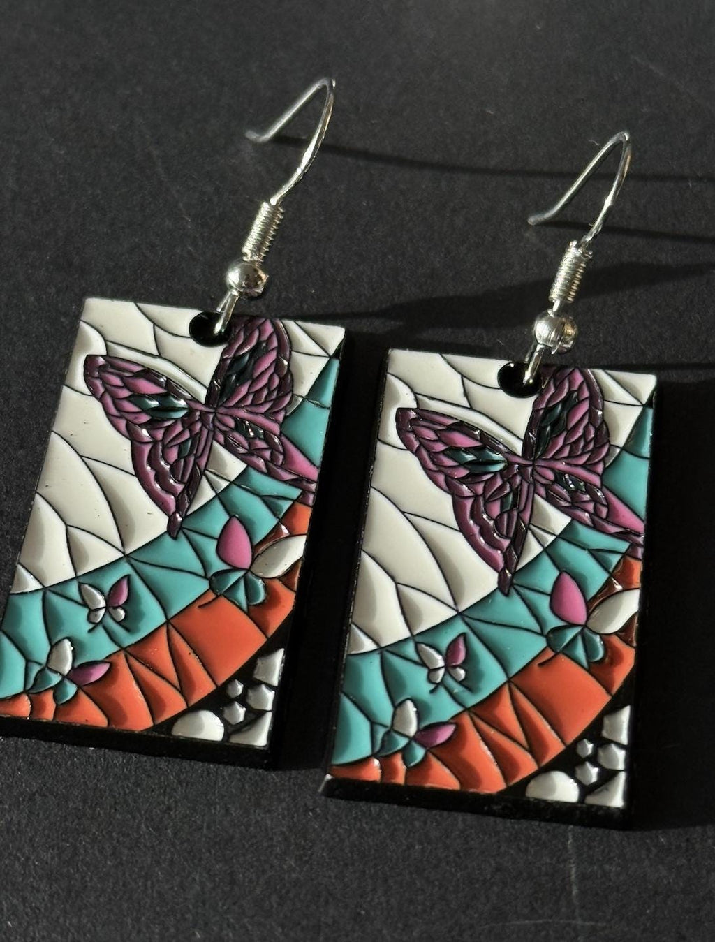 Demon Slayer Pattern Earrings