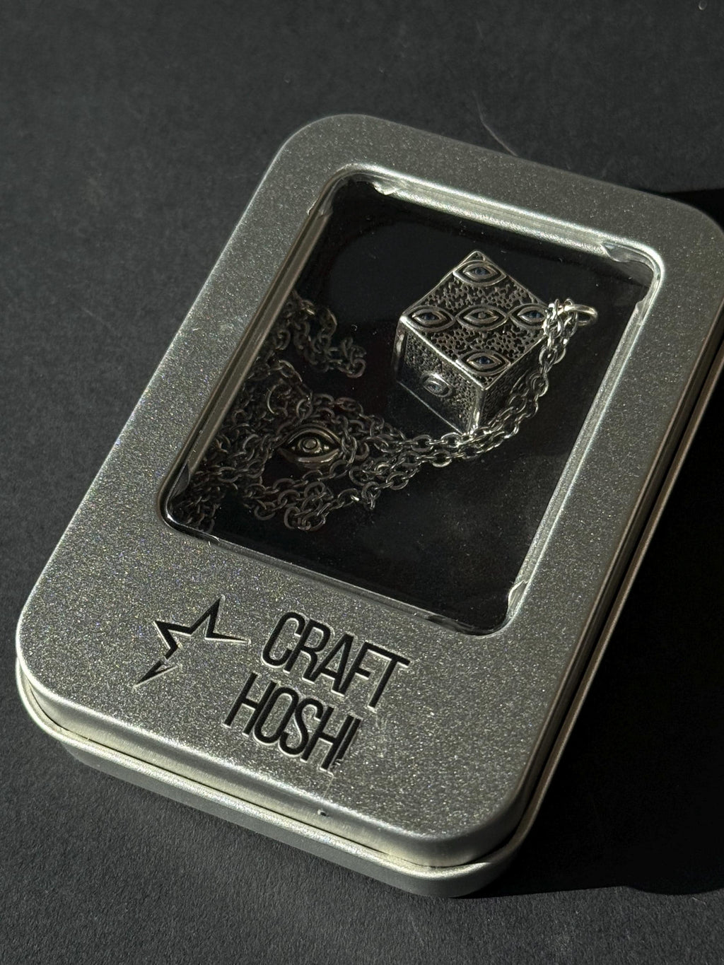 Jujutsu Kaisen Necklace Cursed Eye Cube Pendant