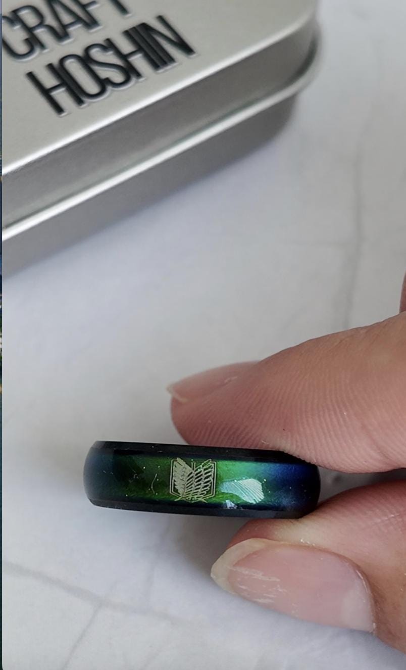 Attack on Titan Ring Color-Changing Mood Ring