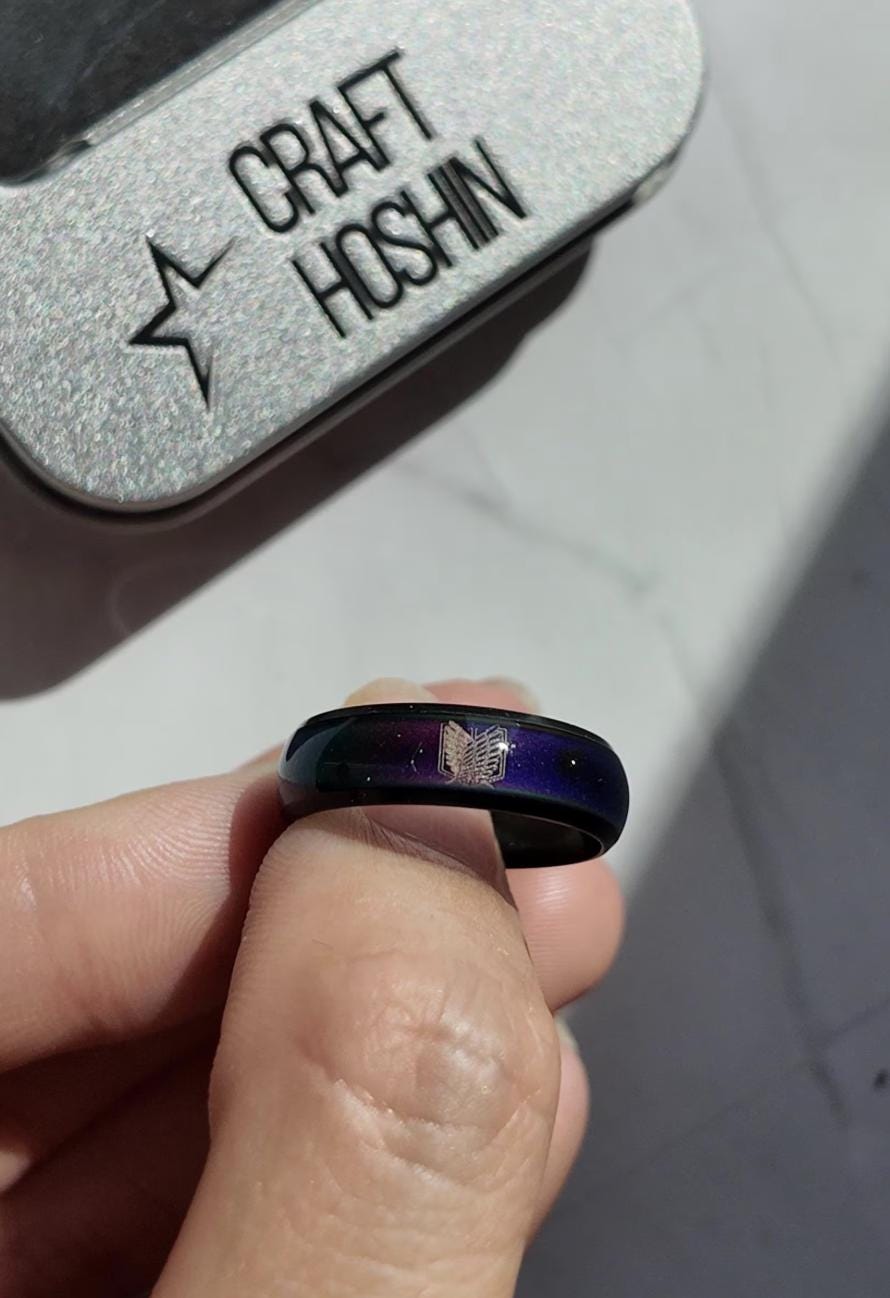 Attack on Titan Ring Color-Changing Mood Ring