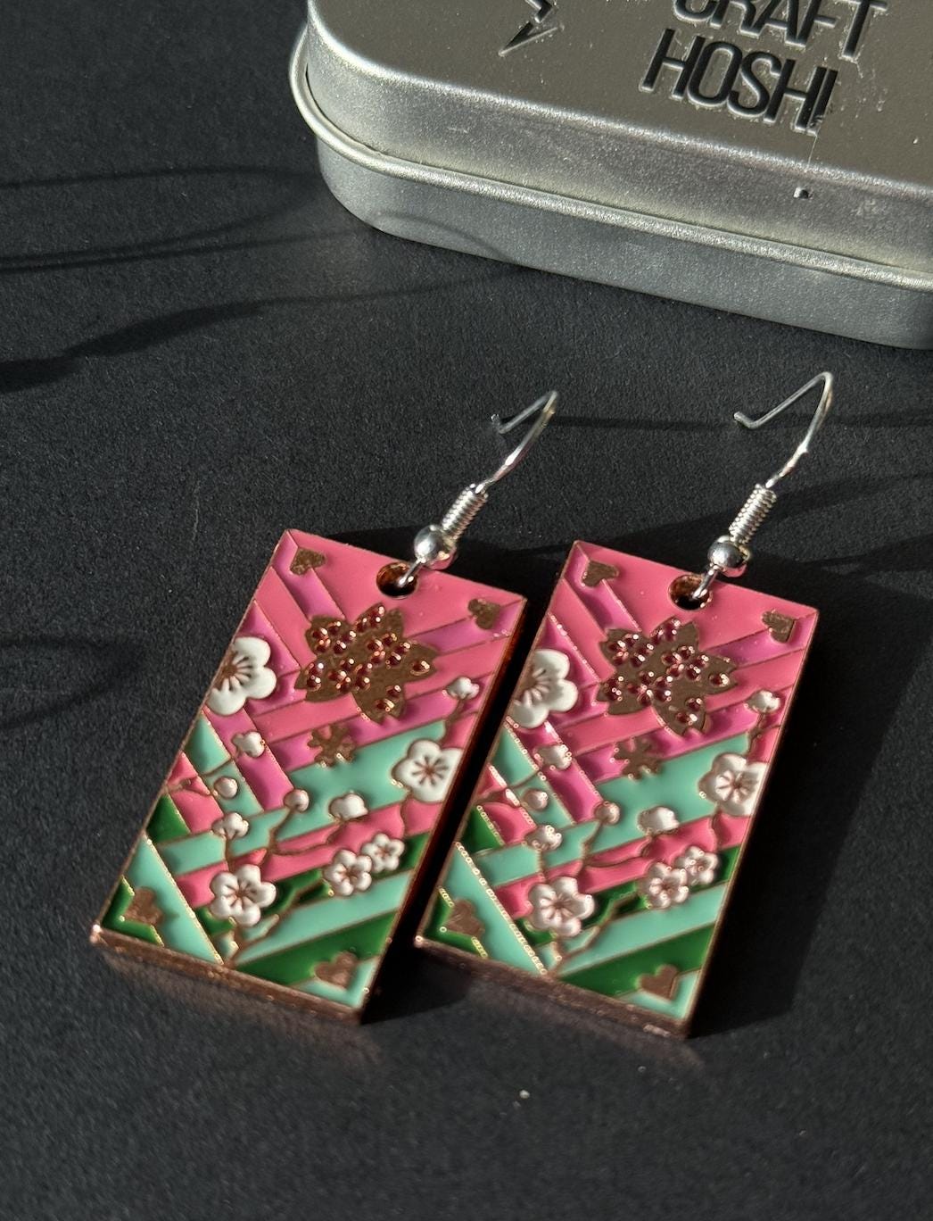 Demon Slayer Pattern Earrings