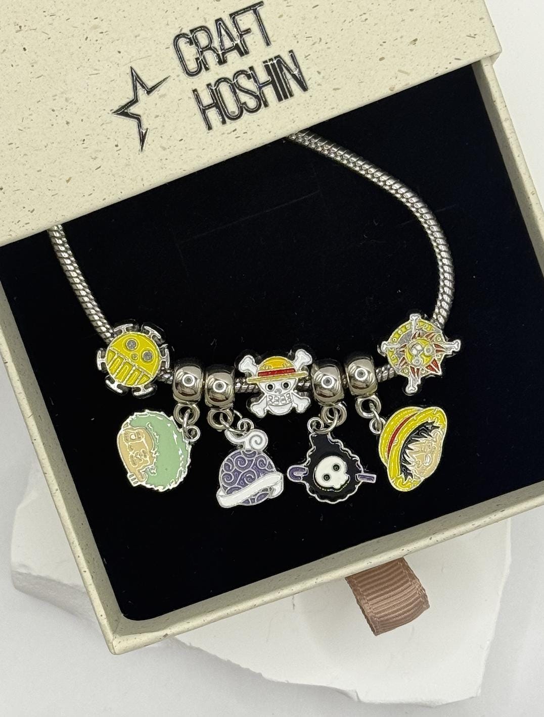 One Piece Inspired Charm Bracelet