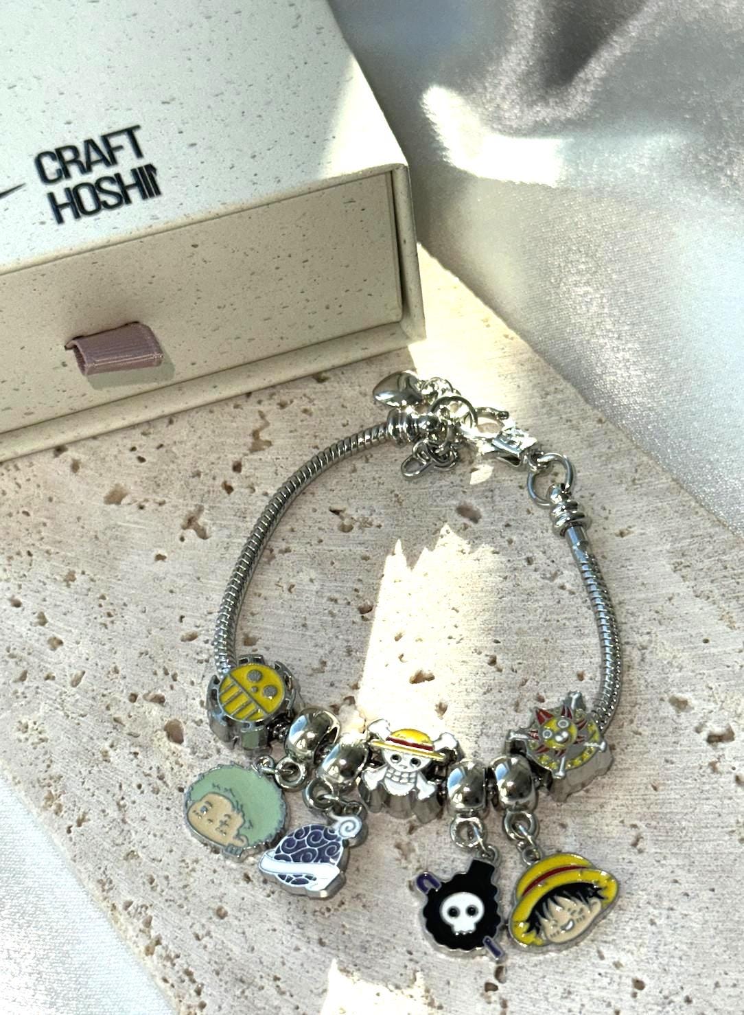 One Piece Inspired Charm Bracelet