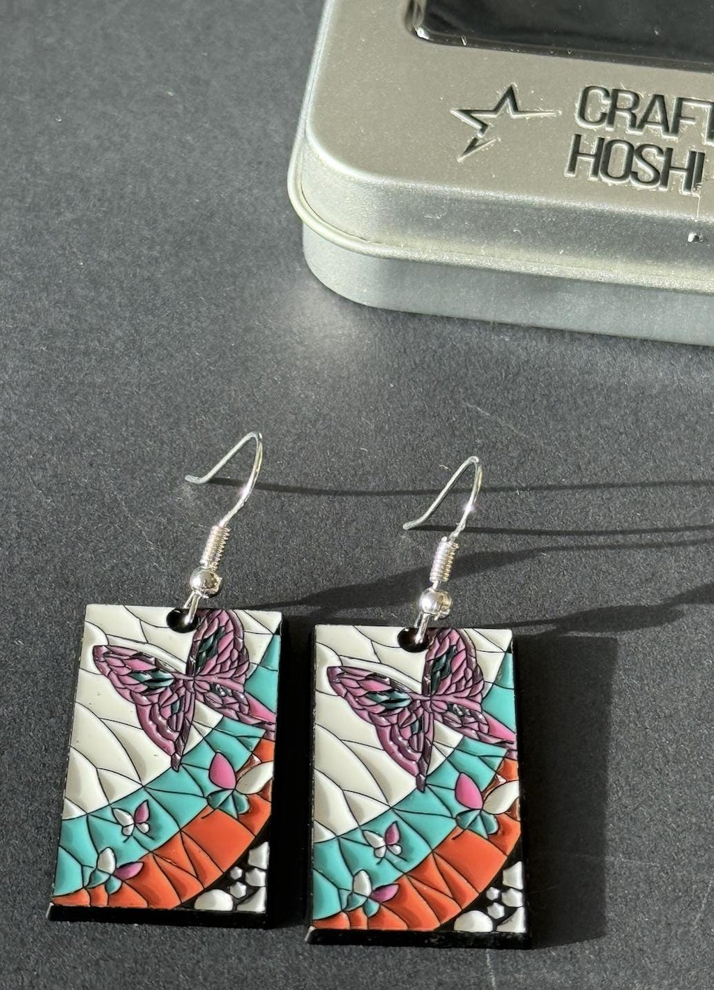 Demon Slayer Pattern Earrings