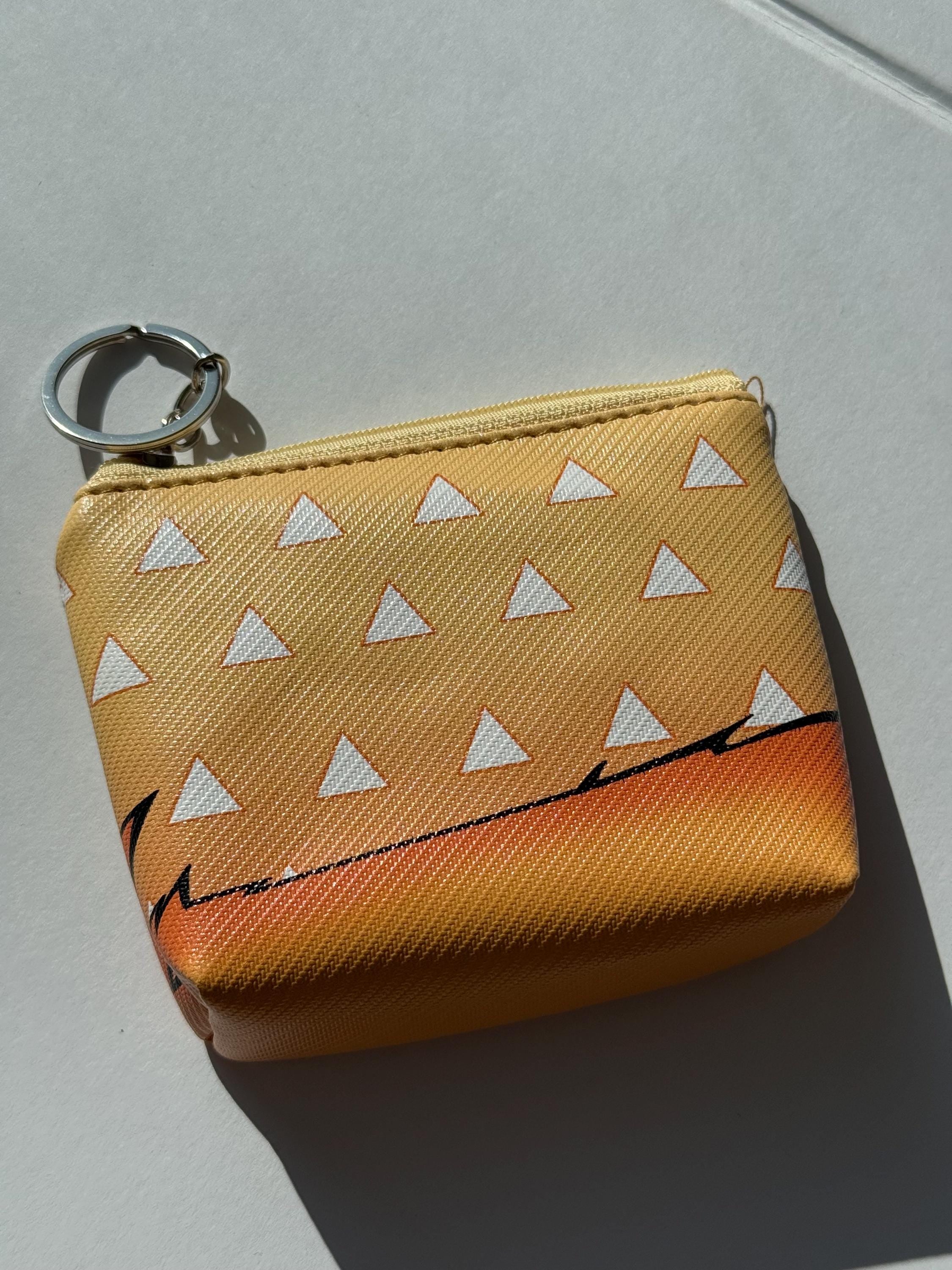 Demon Slayer Vegan Leather Coin Pouch Keychain