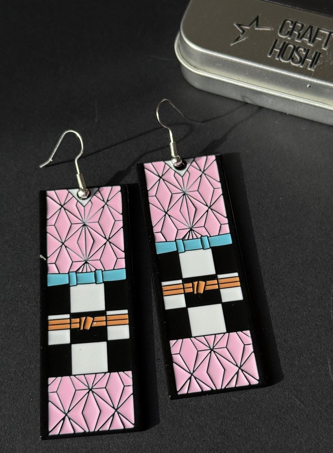 Demon Slayer Earrings Tanjiro & Nezuko Inspired