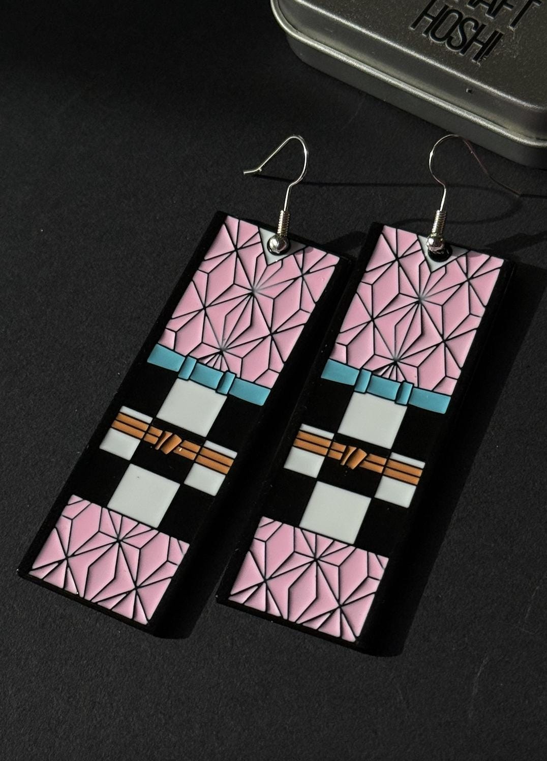 Demon Slayer Earrings Tanjiro & Nezuko Inspired