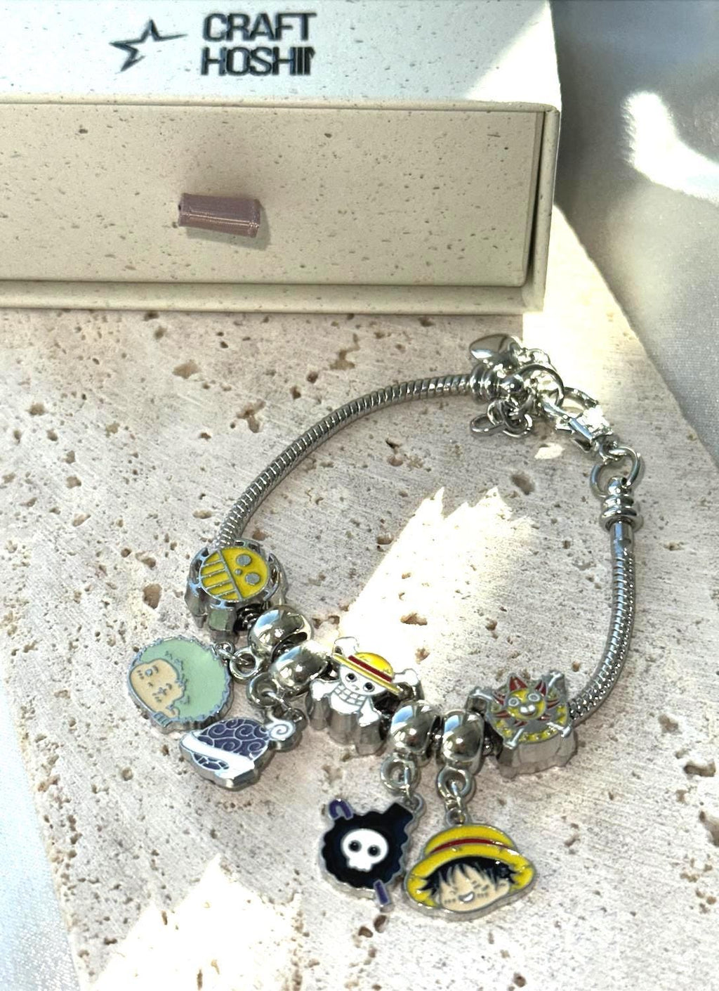 One Piece Inspired Charm Bracelet