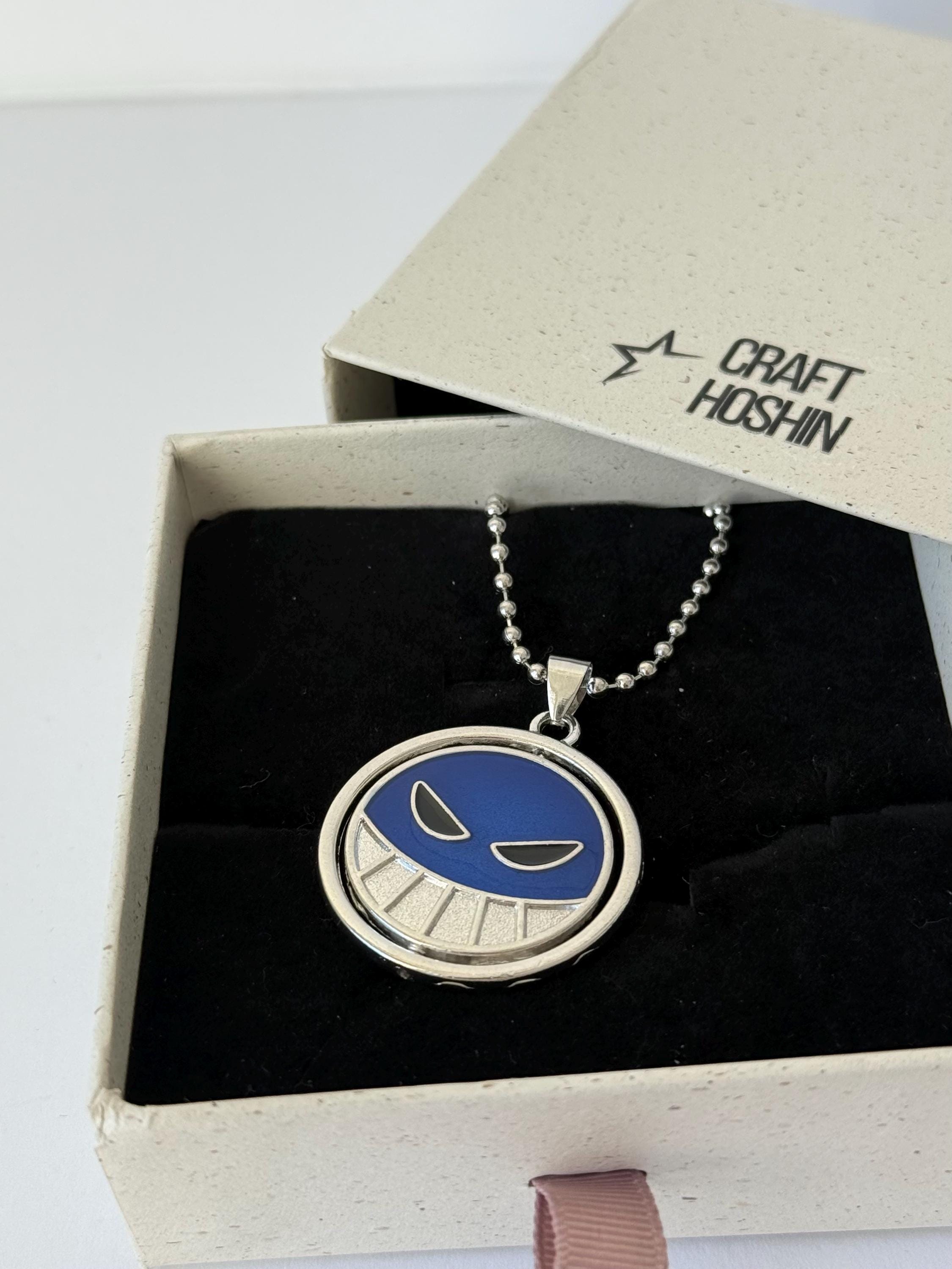 Ace Blue Emblem Necklace One Piece Inspired