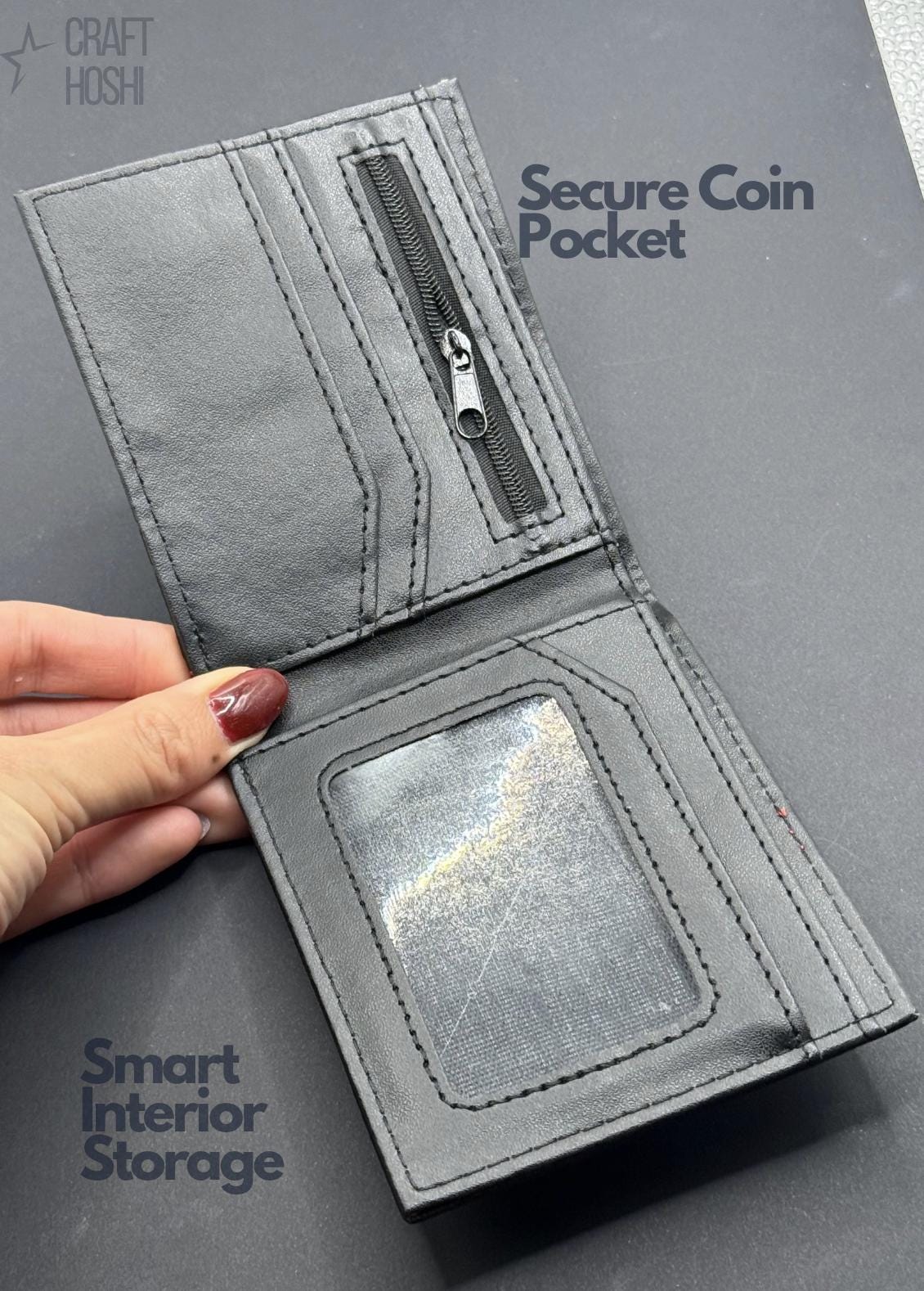 Anime Wallet with Coin Pocket Pirate-Inspired  or Cloud Design
