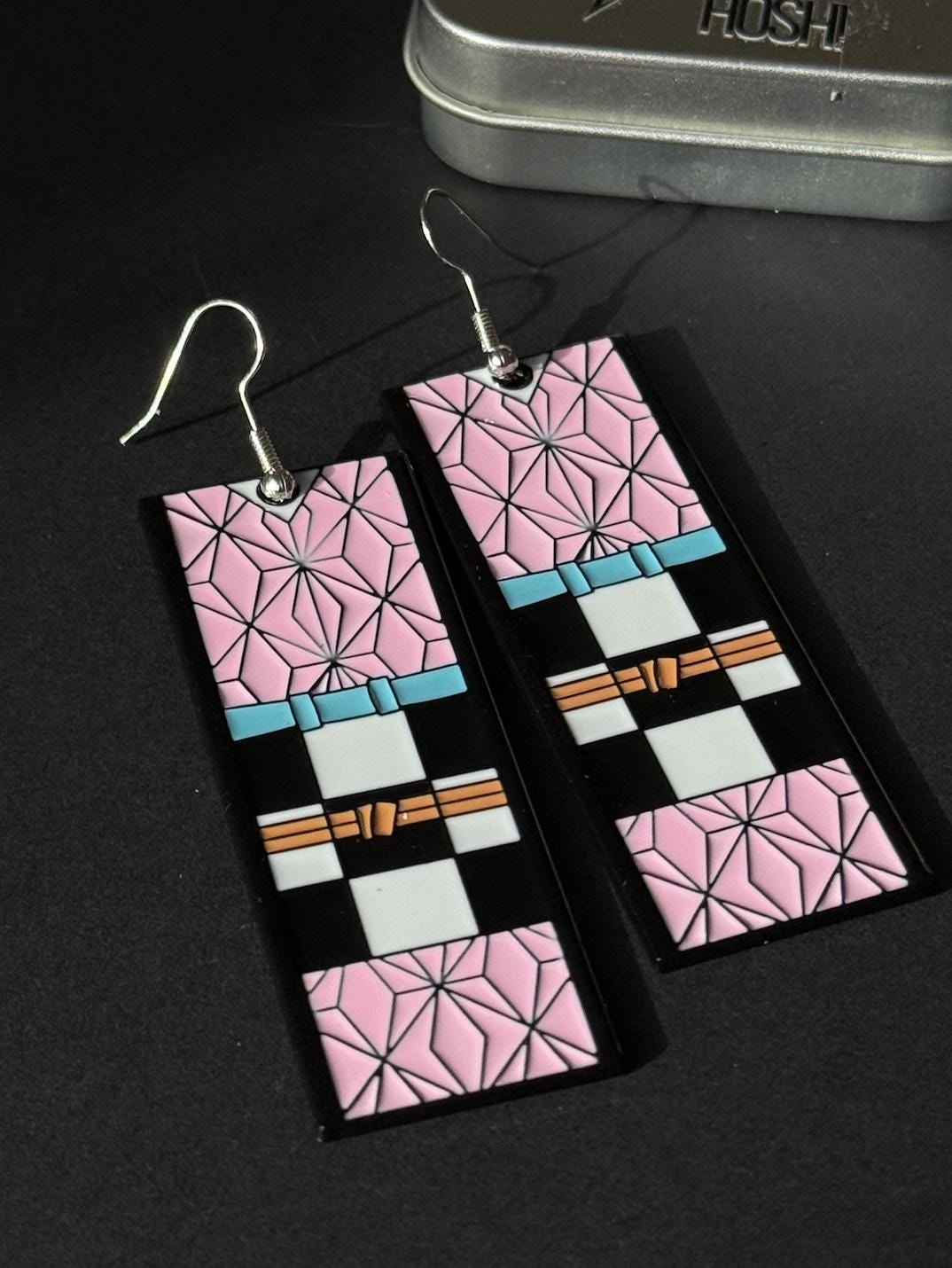 Demon Slayer Earrings Tanjiro & Nezuko Inspired