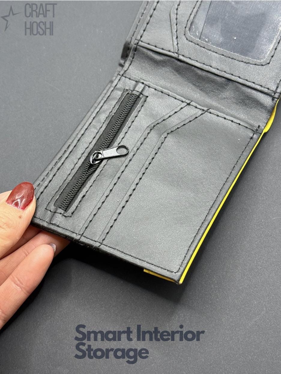 Anime Wallet with Coin Pocket Pirate-Inspired  or Cloud Design