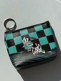 Demon Slayer Vegan Leather Coin Pouch Keychain