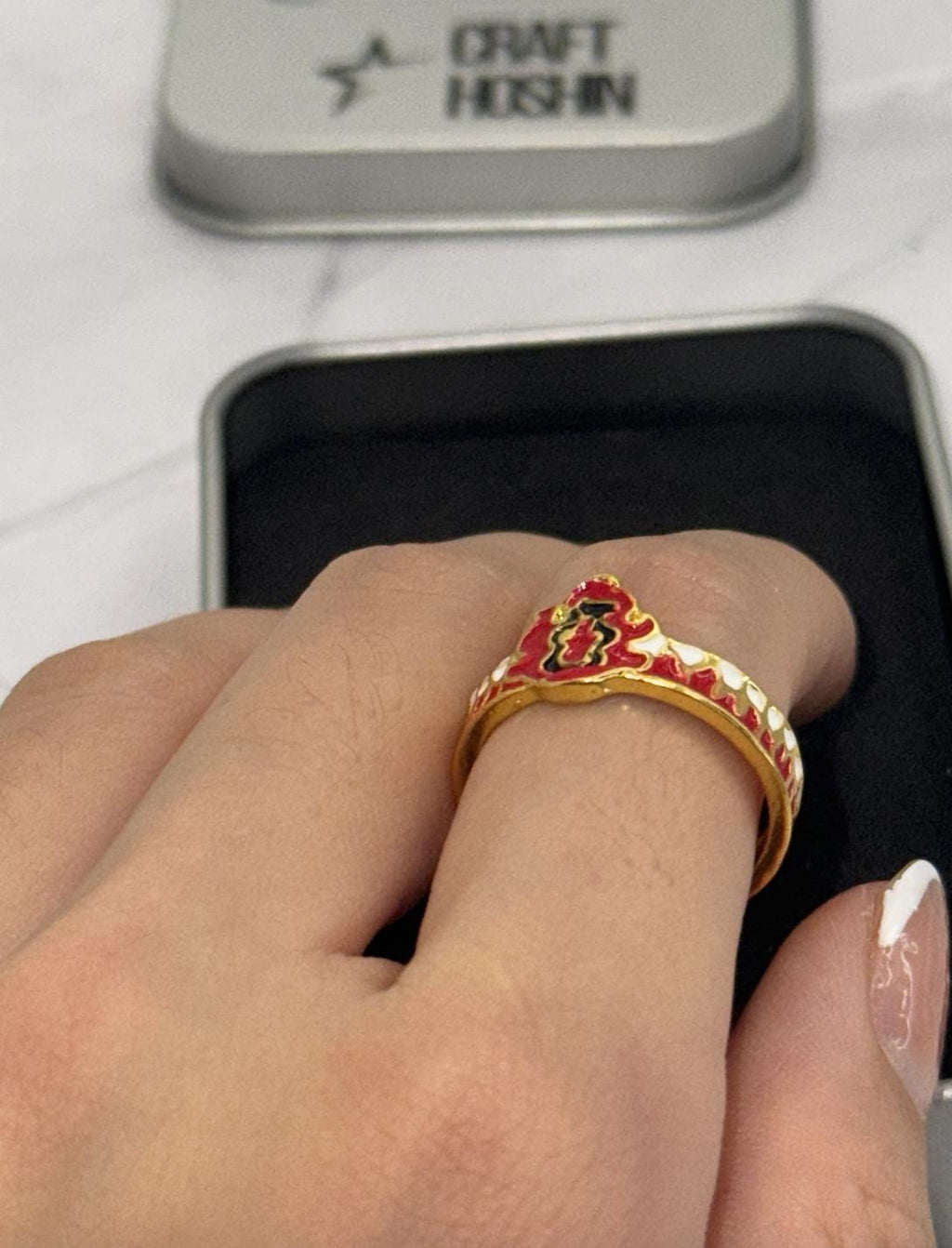 Demon Slayer Inspired Adjustable Rings