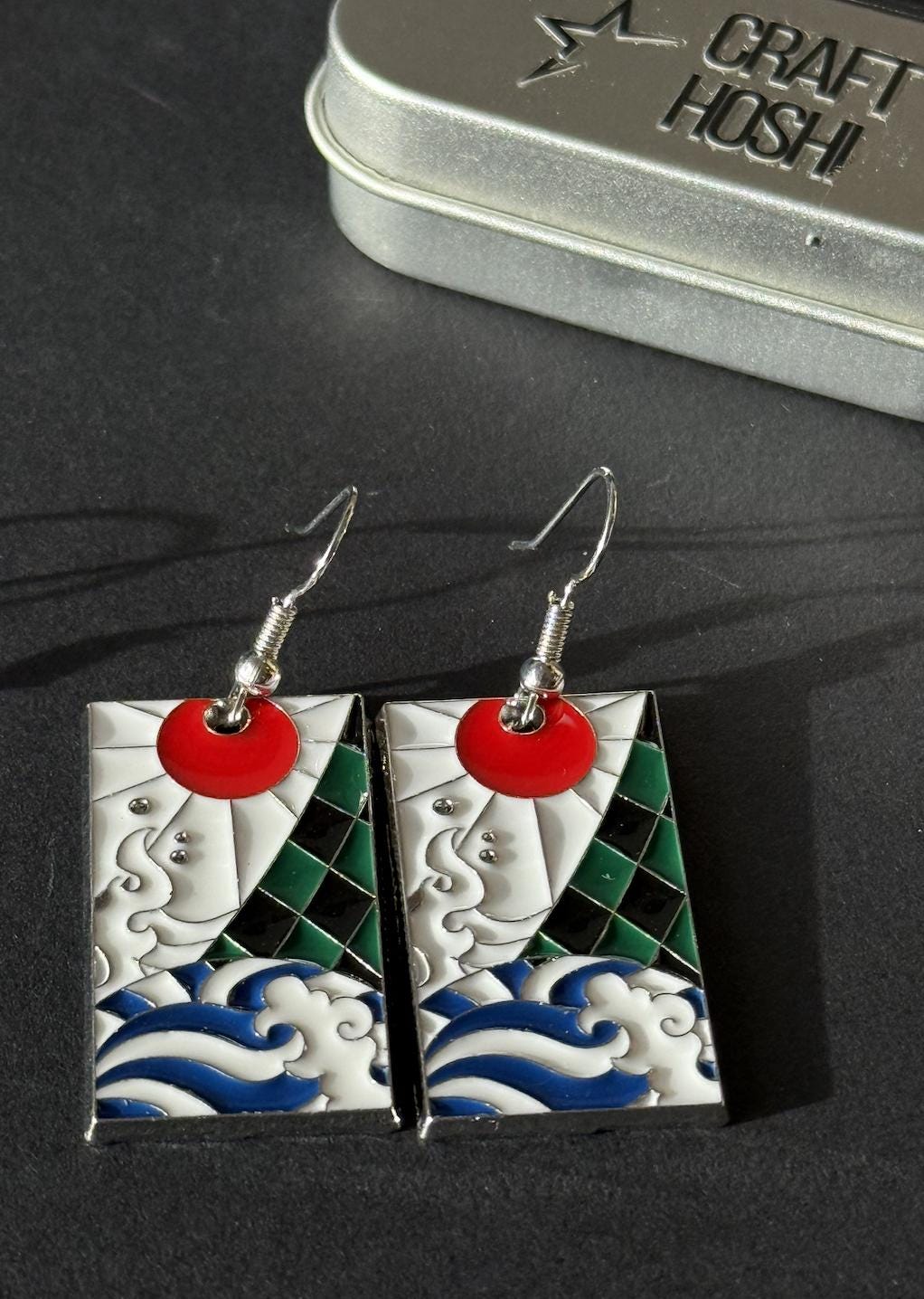 Demon Slayer Pattern Earrings