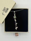 Demon Slayer Necklace Anime Sword Jewelry Gift