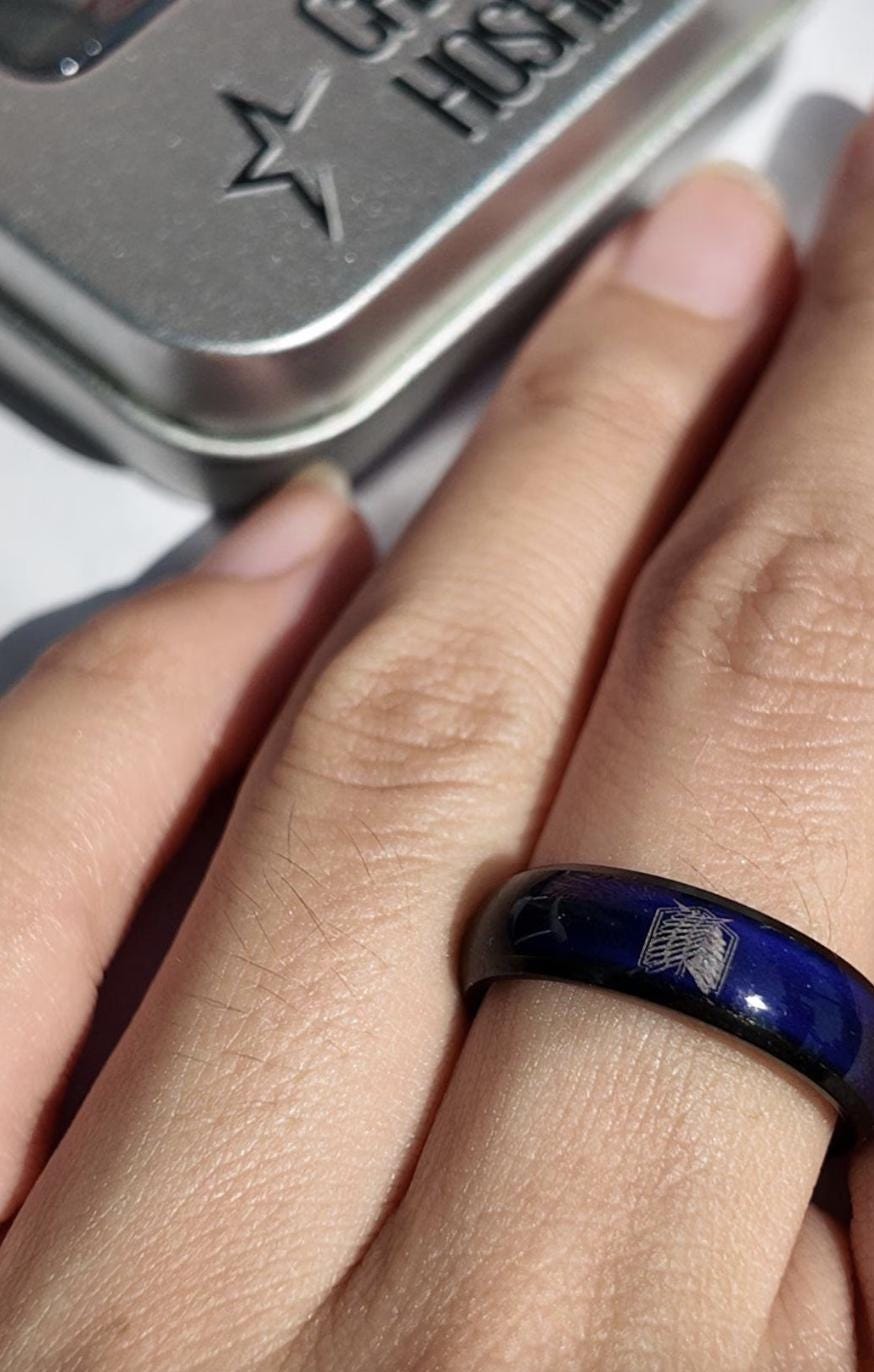 Attack on Titan Ring Color-Changing Mood Ring