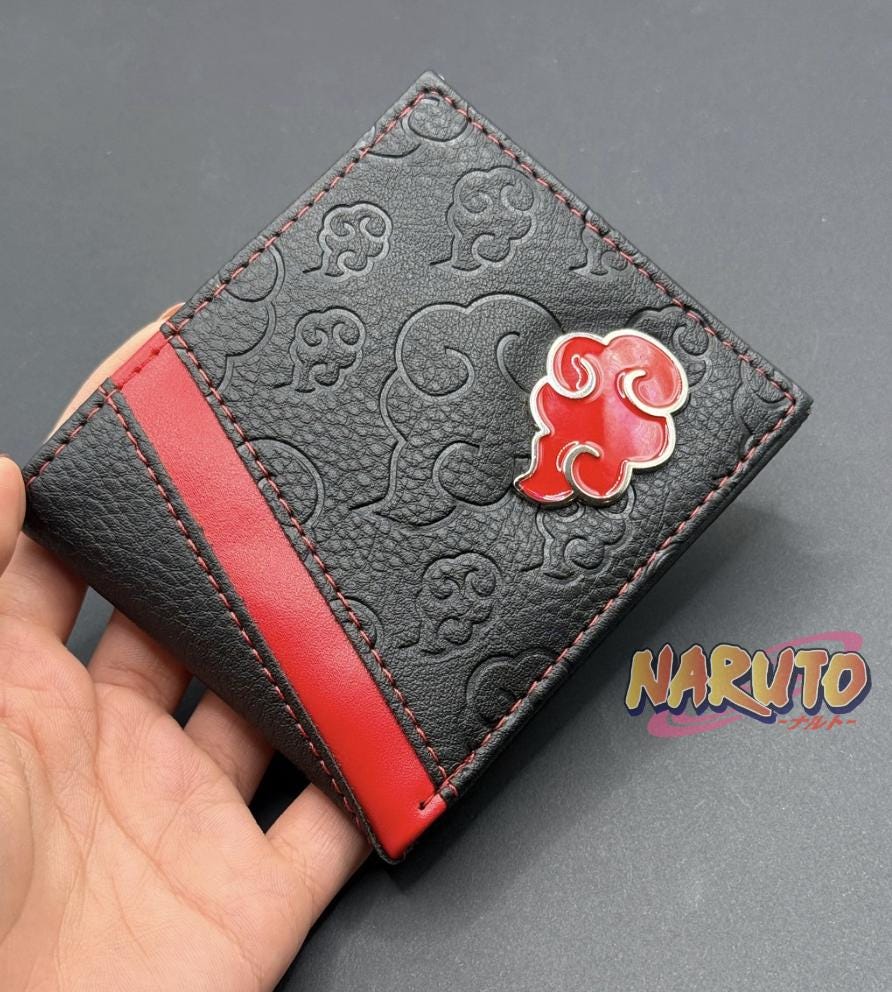 Anime Wallet with Coin Pocket Pirate-Inspired  or Cloud Design