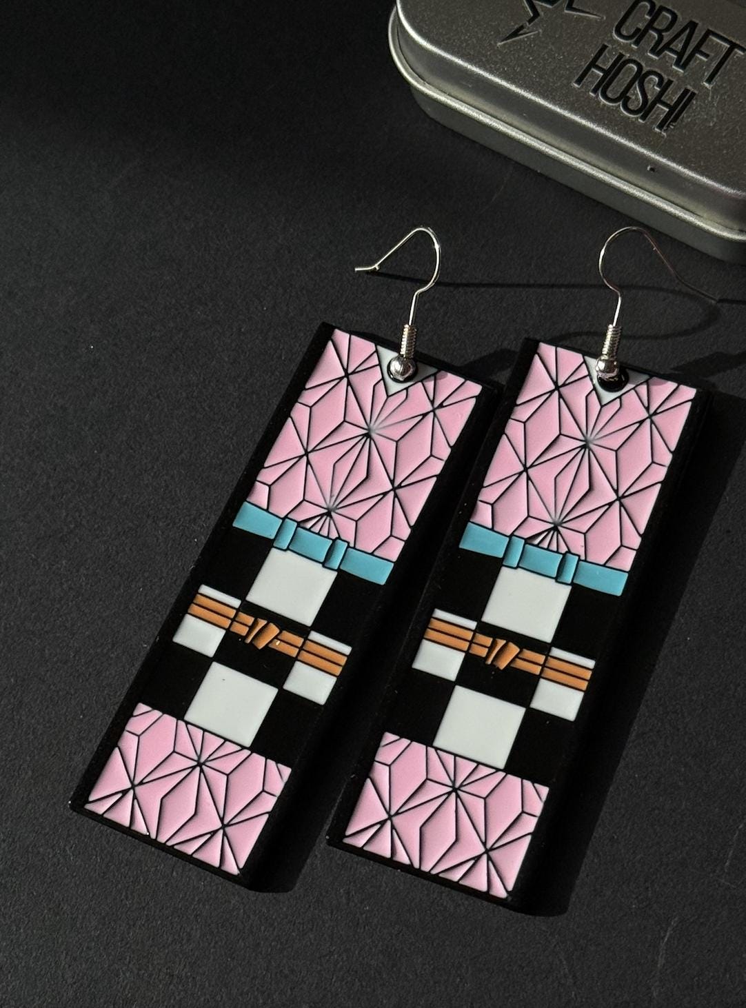 Demon Slayer Earrings Tanjiro & Nezuko Inspired