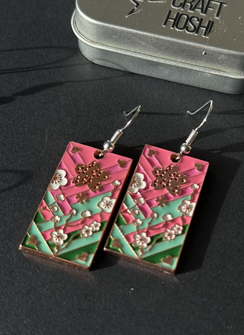 Demon Slayer Pattern Earrings