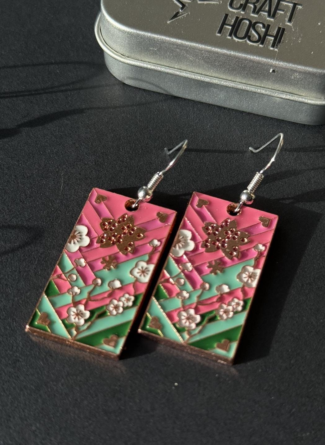 Demon Slayer Pattern Earrings