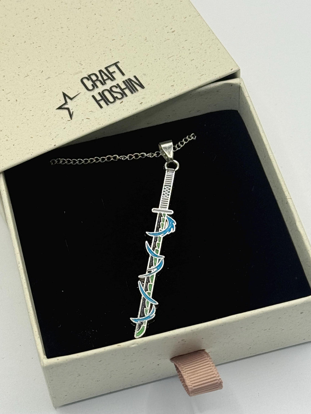 Demon Slayer Necklace Anime Sword Jewelry Gift