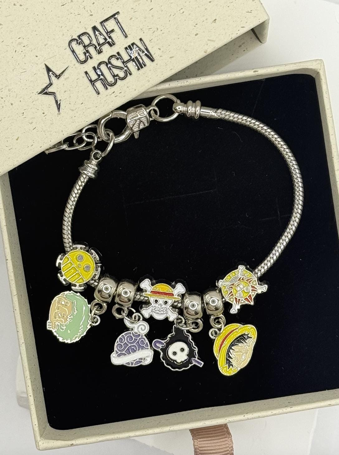 One Piece Inspired Charm Bracelet