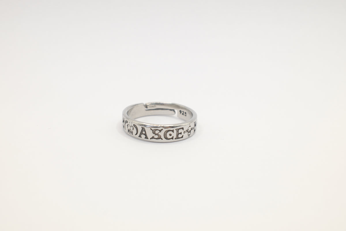 ACE Tribute Ring | One Piece Engraved Ring | Anime Jewelry Gift