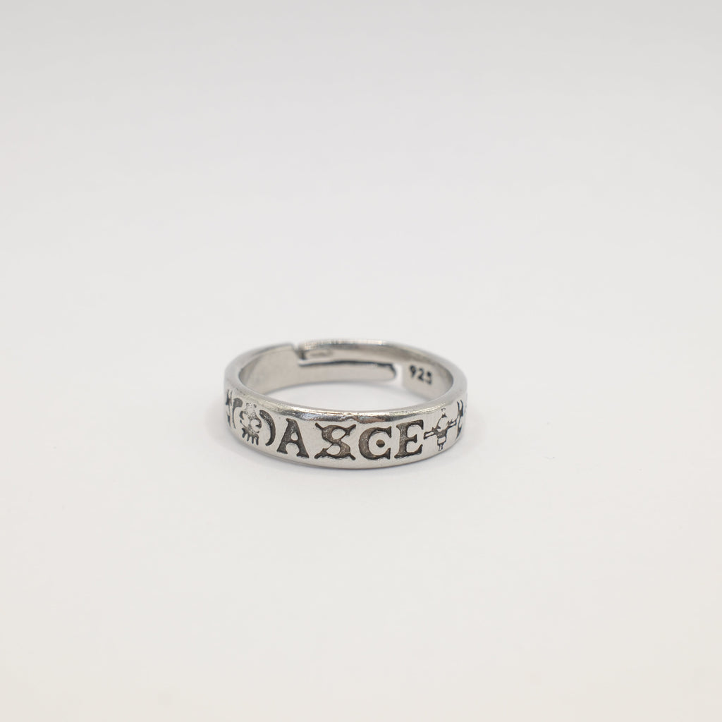 ACE Tribute Ring | One Piece Engraved Ring | Anime Jewelry Gift