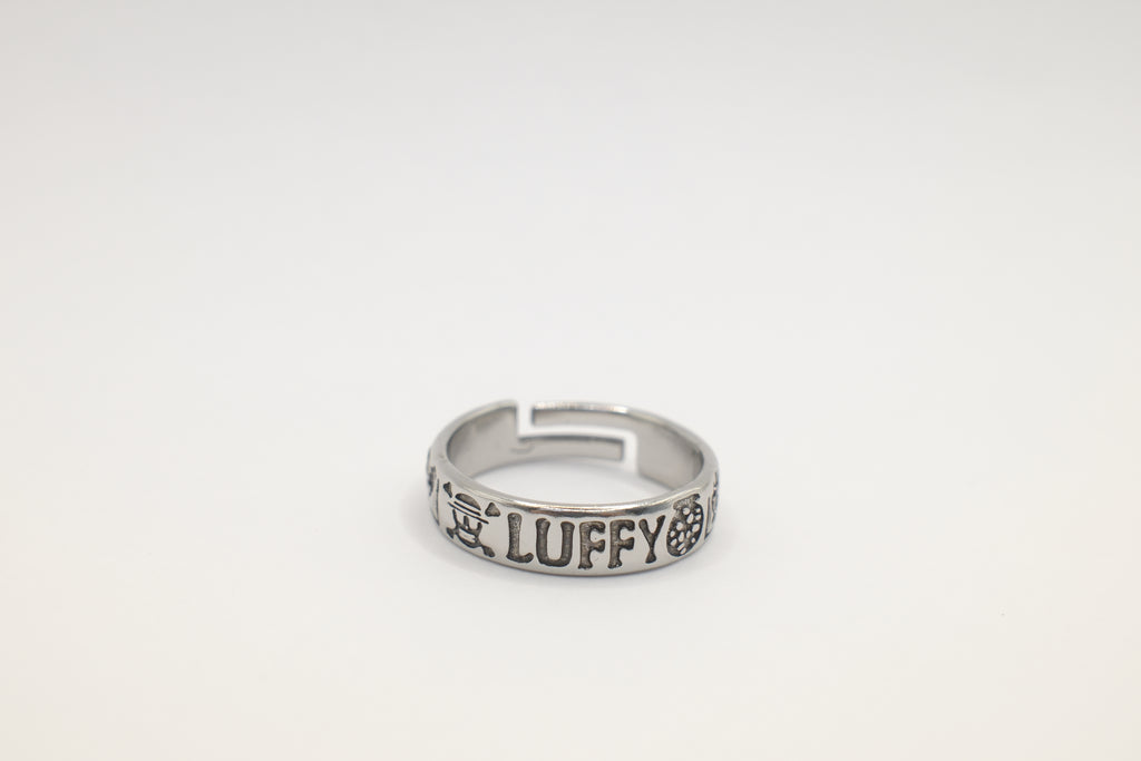 ACE Tribute Ring | One Piece Engraved Ring | Anime Jewelry Gift