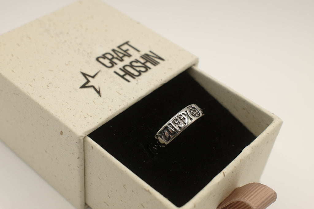 ACE Tribute Ring | One Piece Engraved Ring | Anime Jewelry Gift