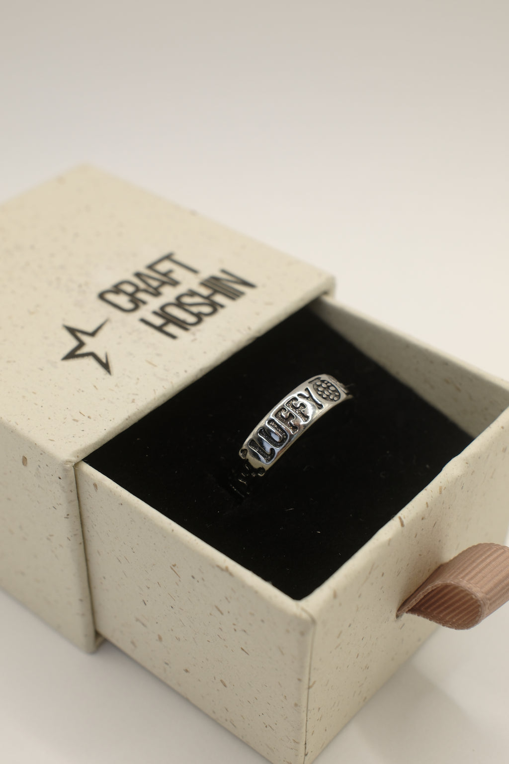 ACE Tribute Ring | One Piece Engraved Ring | Anime Jewelry Gift