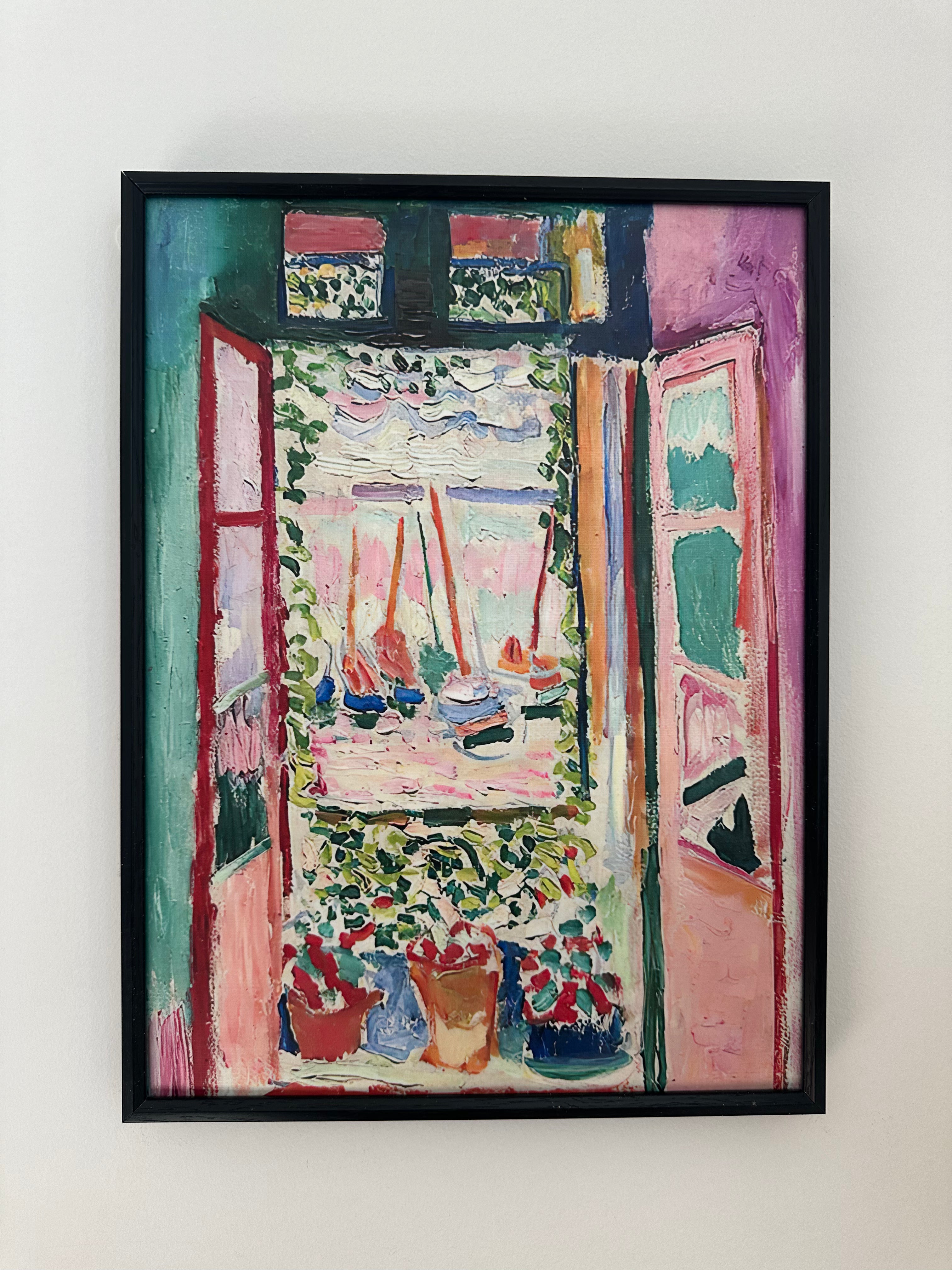Textured Art, Open Window, Collioure, 1905 by Henri Matisse