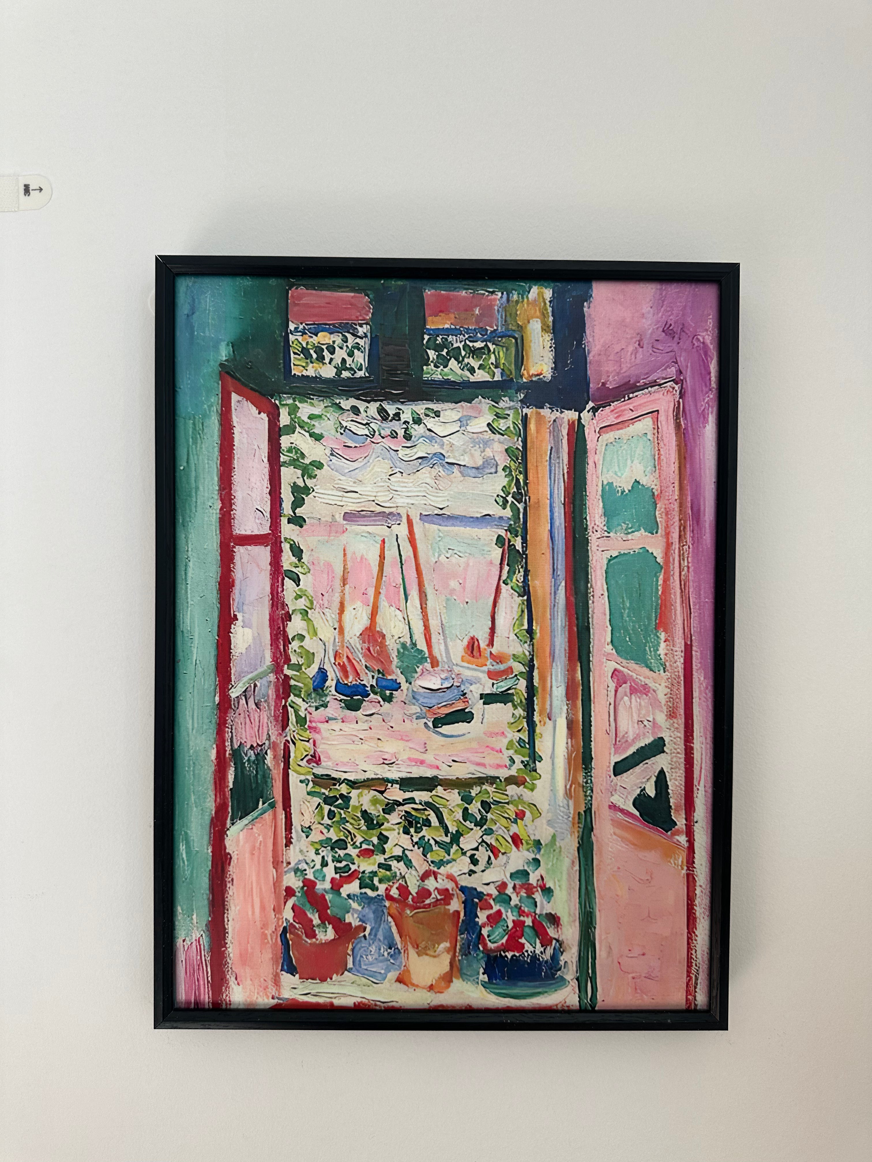 Textured Art, Open Window, Collioure, 1905 by Henri Matisse