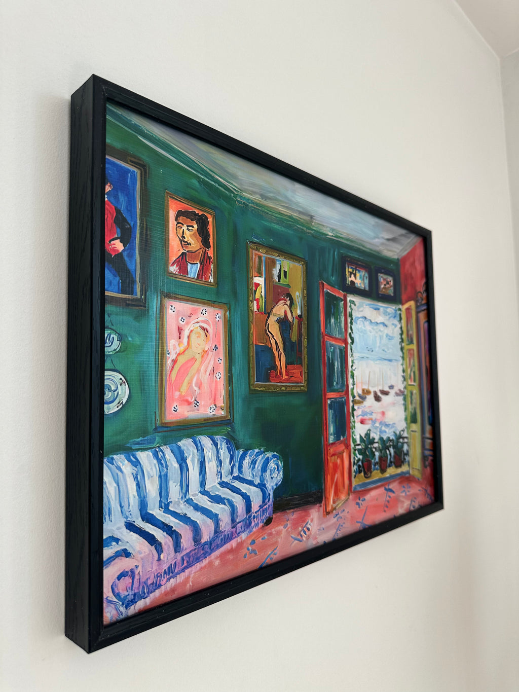 Interior with Aubergines by Henri Matisse, Textured Art