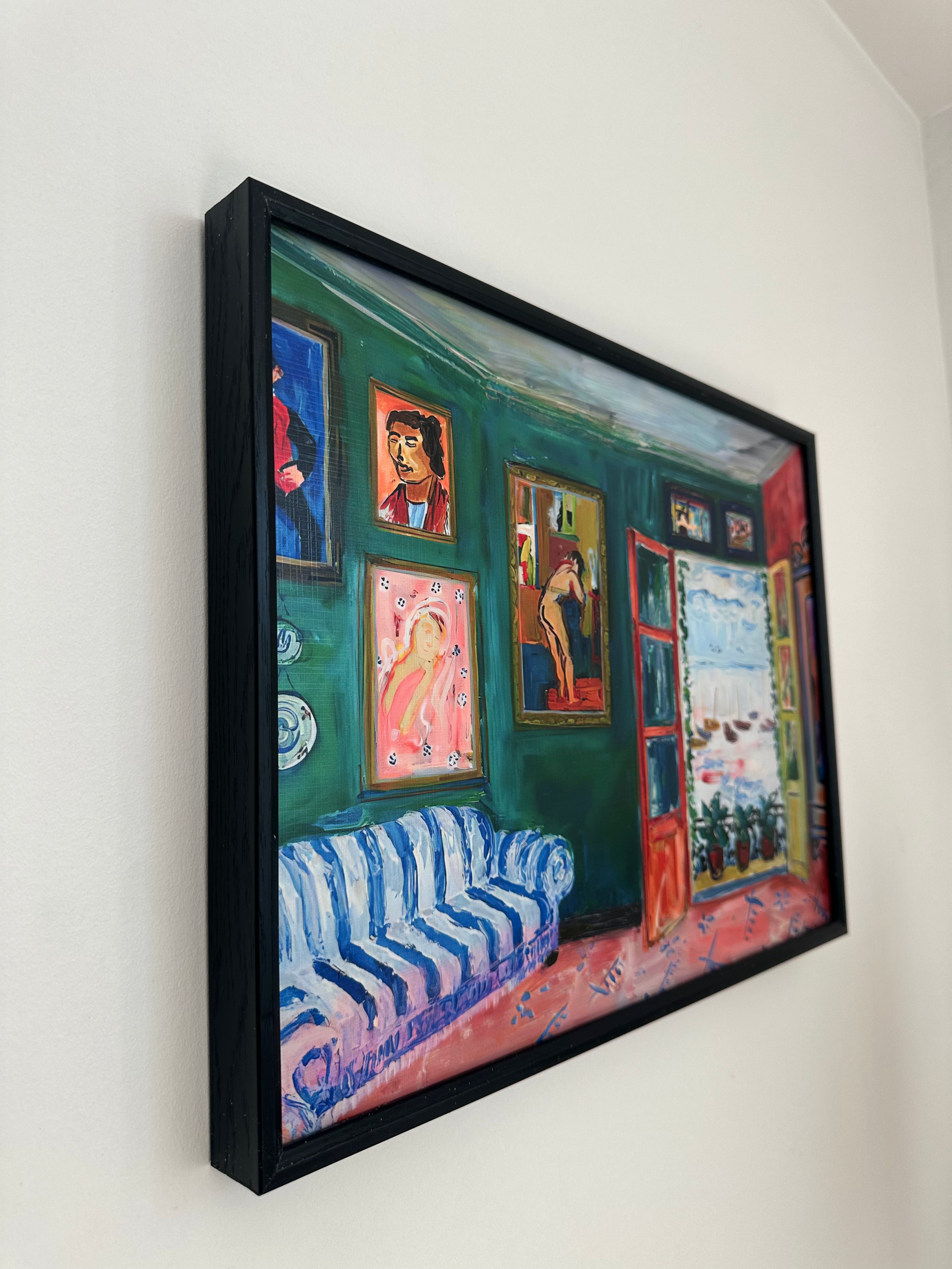 Interior with Aubergines by Henri Matisse, Textured Art