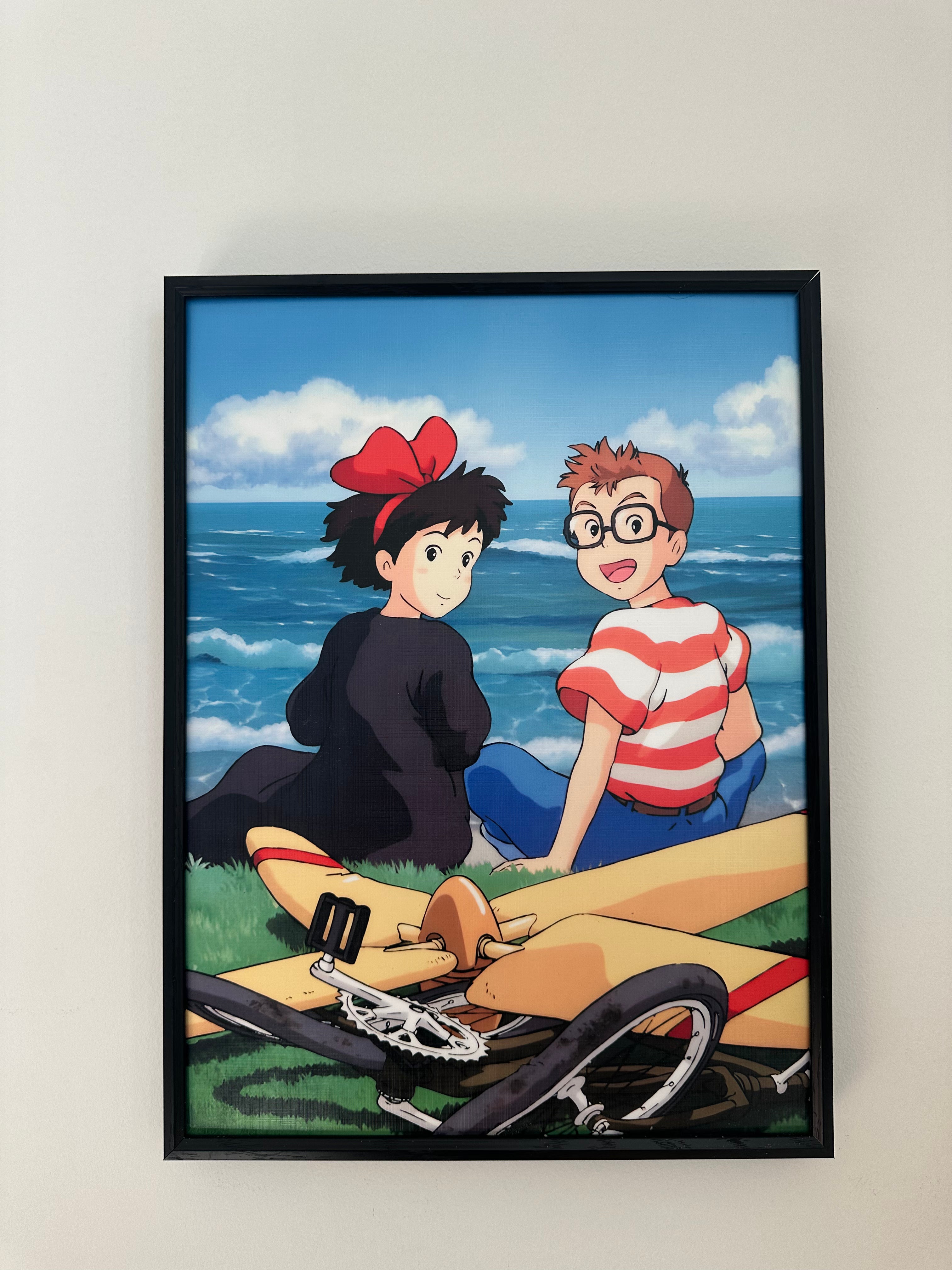 Studio Ghibli "Kiki's Delivery Service" Textured Art