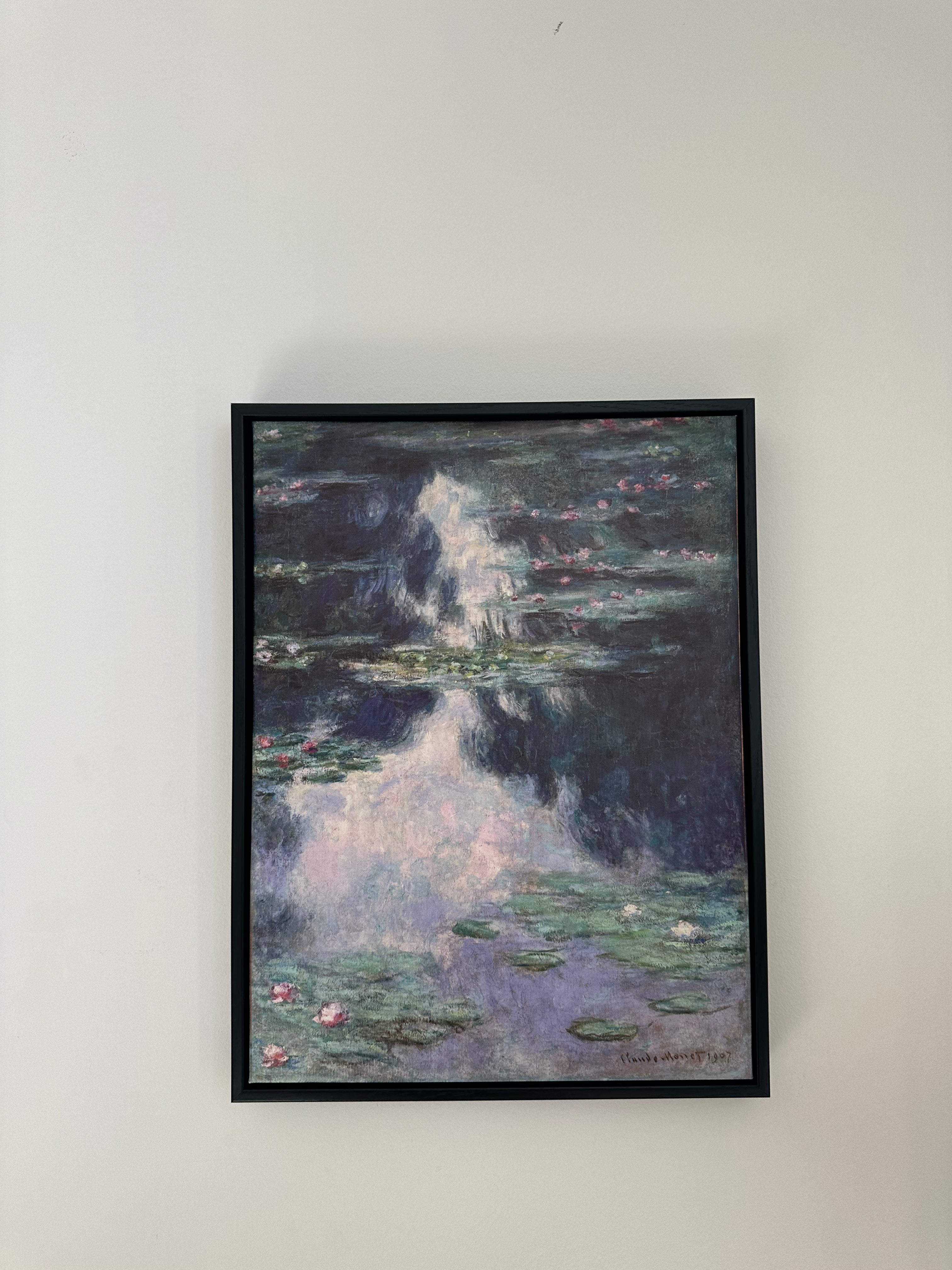 Cluade Monet "Water Lilies" Textured Art Print