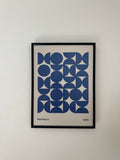 Bauhaus Geometric Blue
