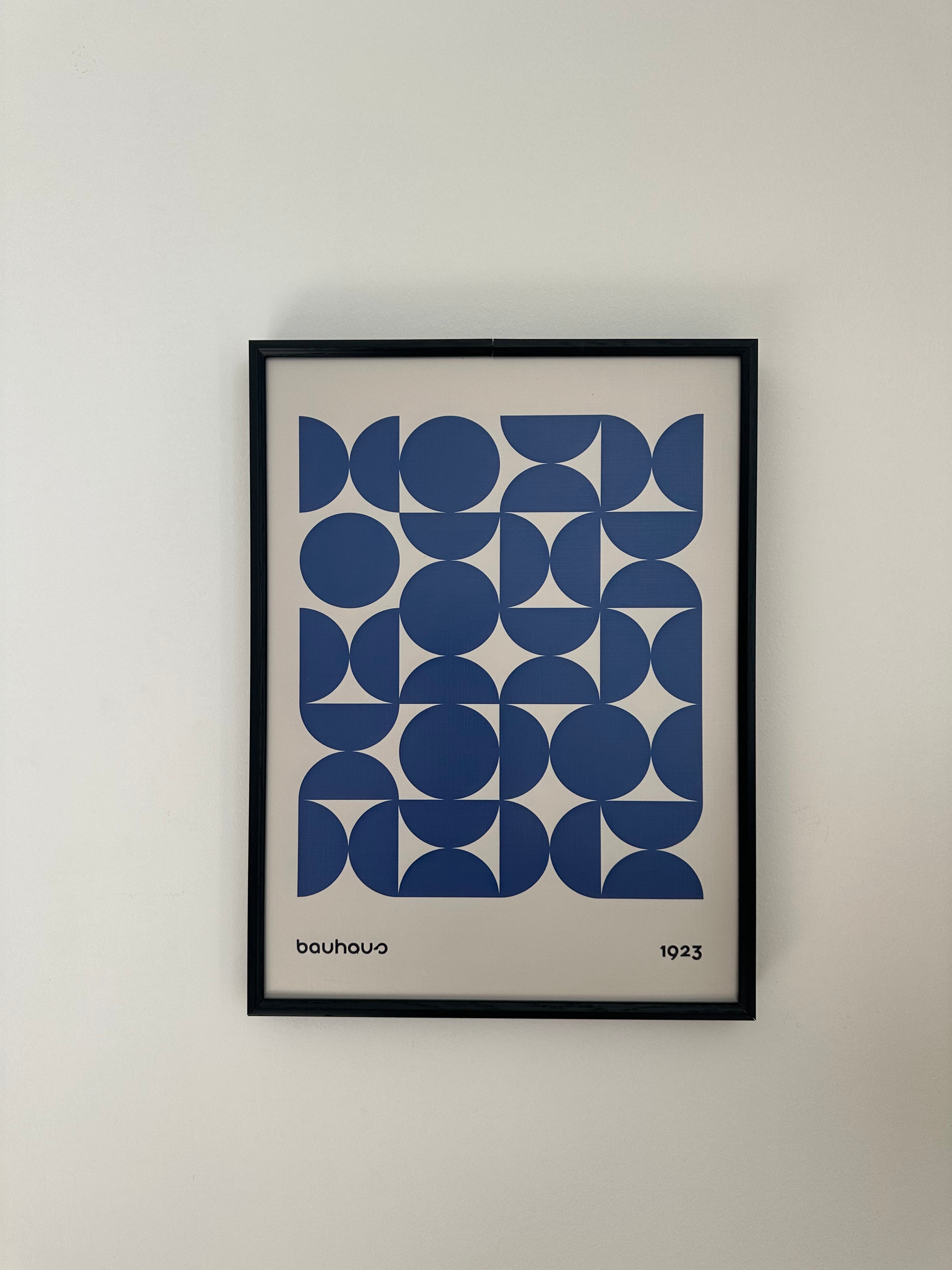 Bauhaus Geometric Blue
