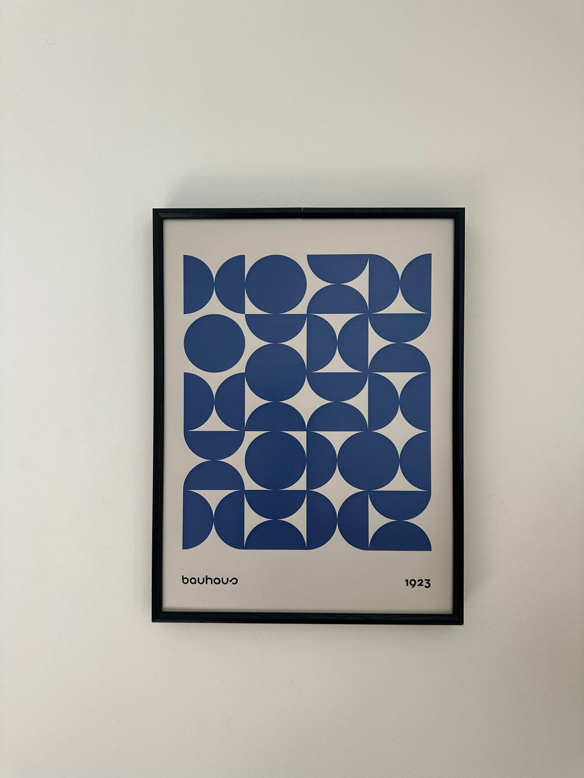 Bauhaus Geometric Blue