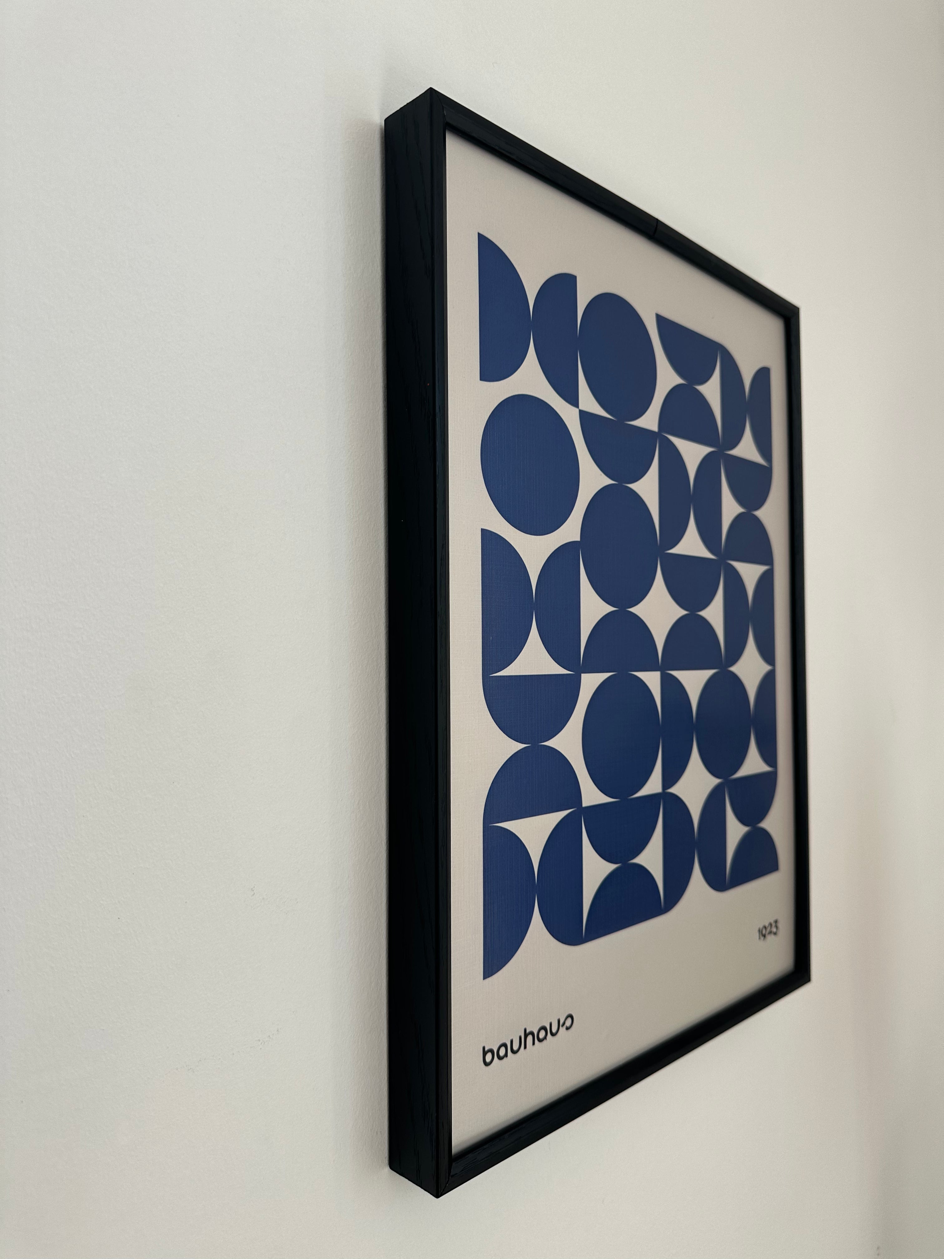 Bauhaus Geometric Blue
