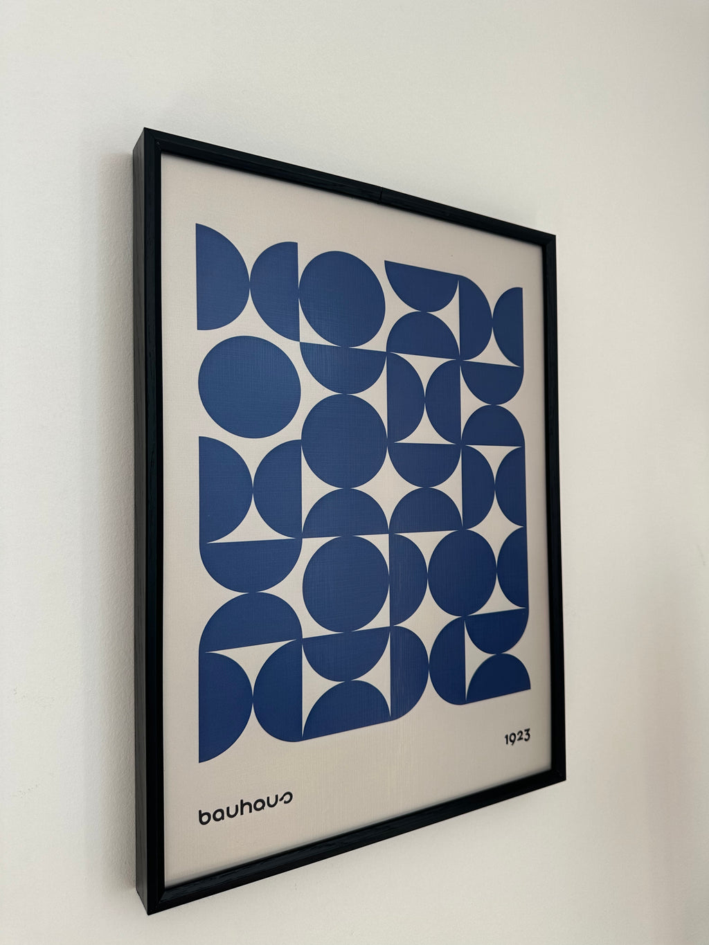 Bauhaus Geometric Blue