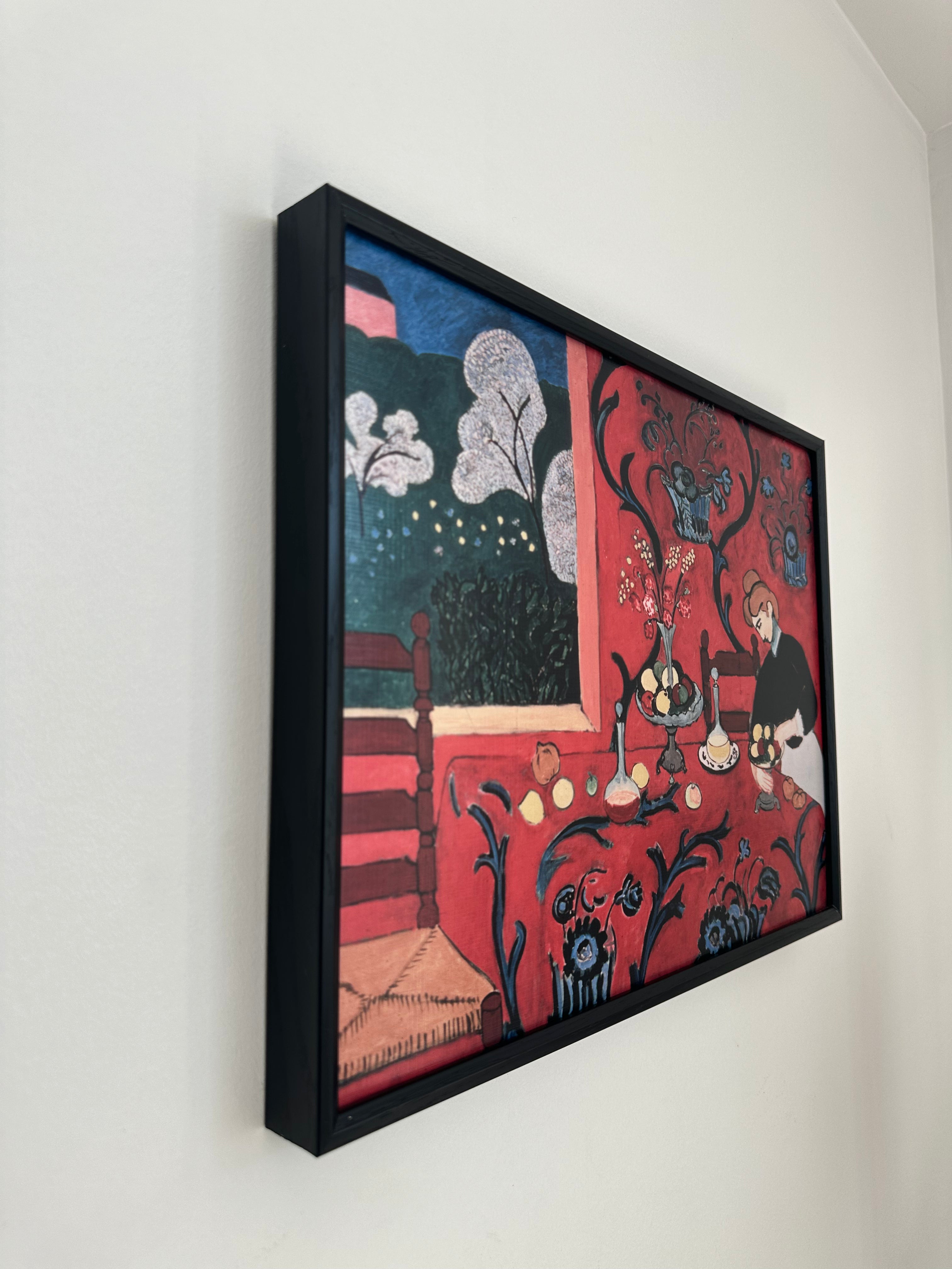 Harmony in Red (The Red Room) by Henri Matisse, Textured Wall Art