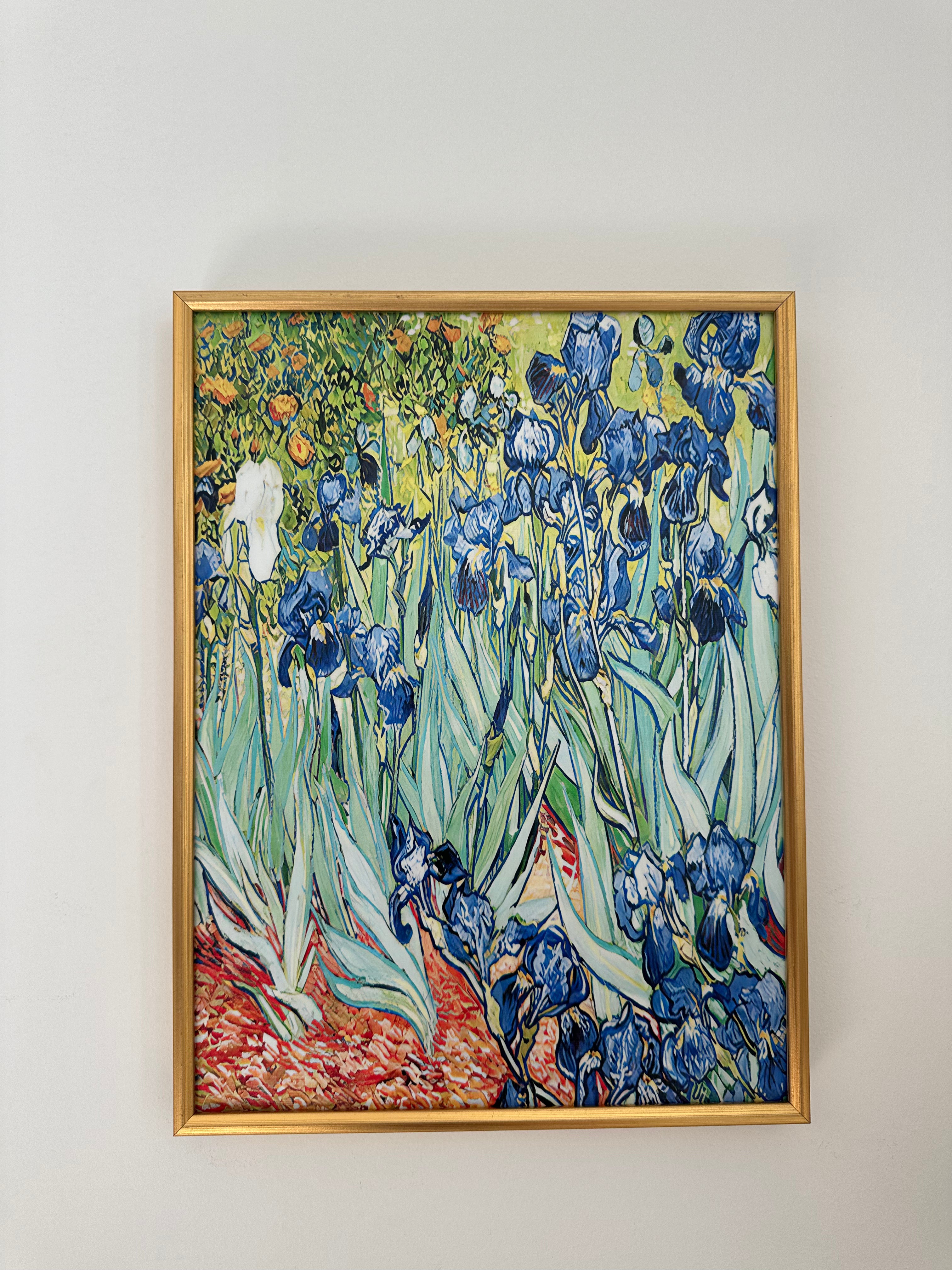 Van Gogh "Irises" Textured Art Print