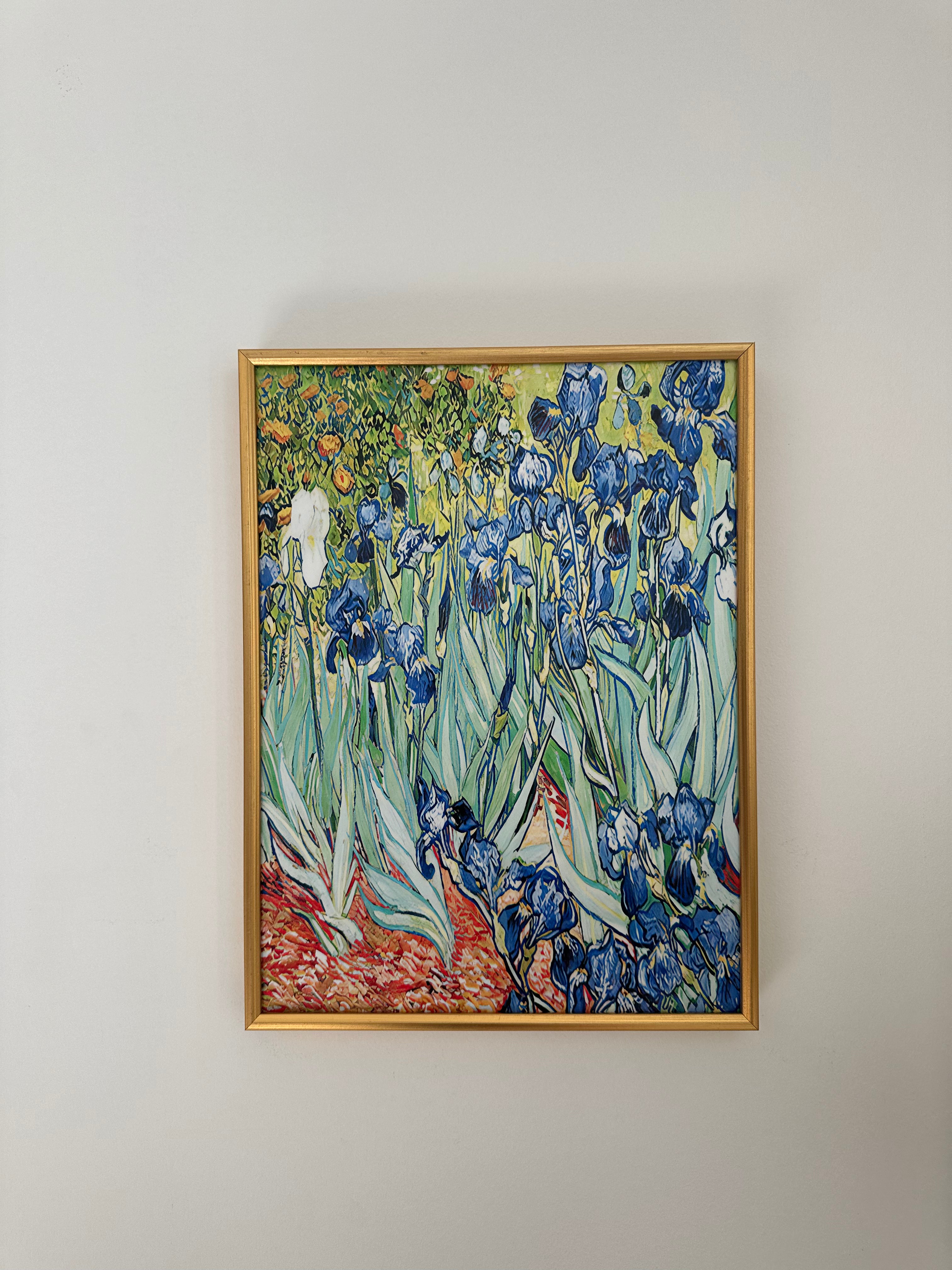 Van Gogh "Irises" Textured Art Print