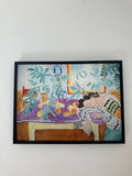 Still Life with Sleeping Woman by Henri Matisse, Textured Wall Art