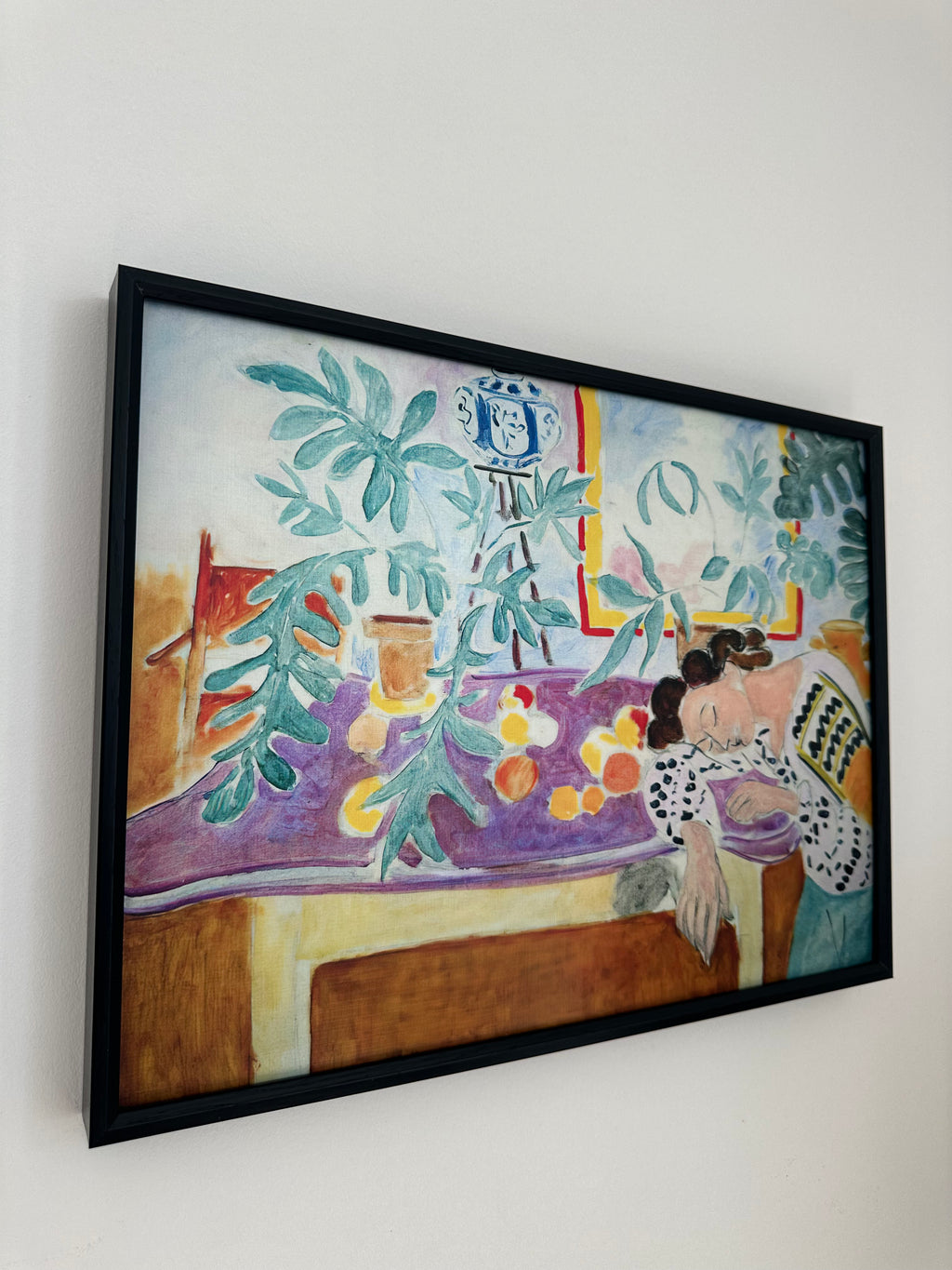 Still Life with Sleeping Woman by Henri Matisse, Textured Wall Art