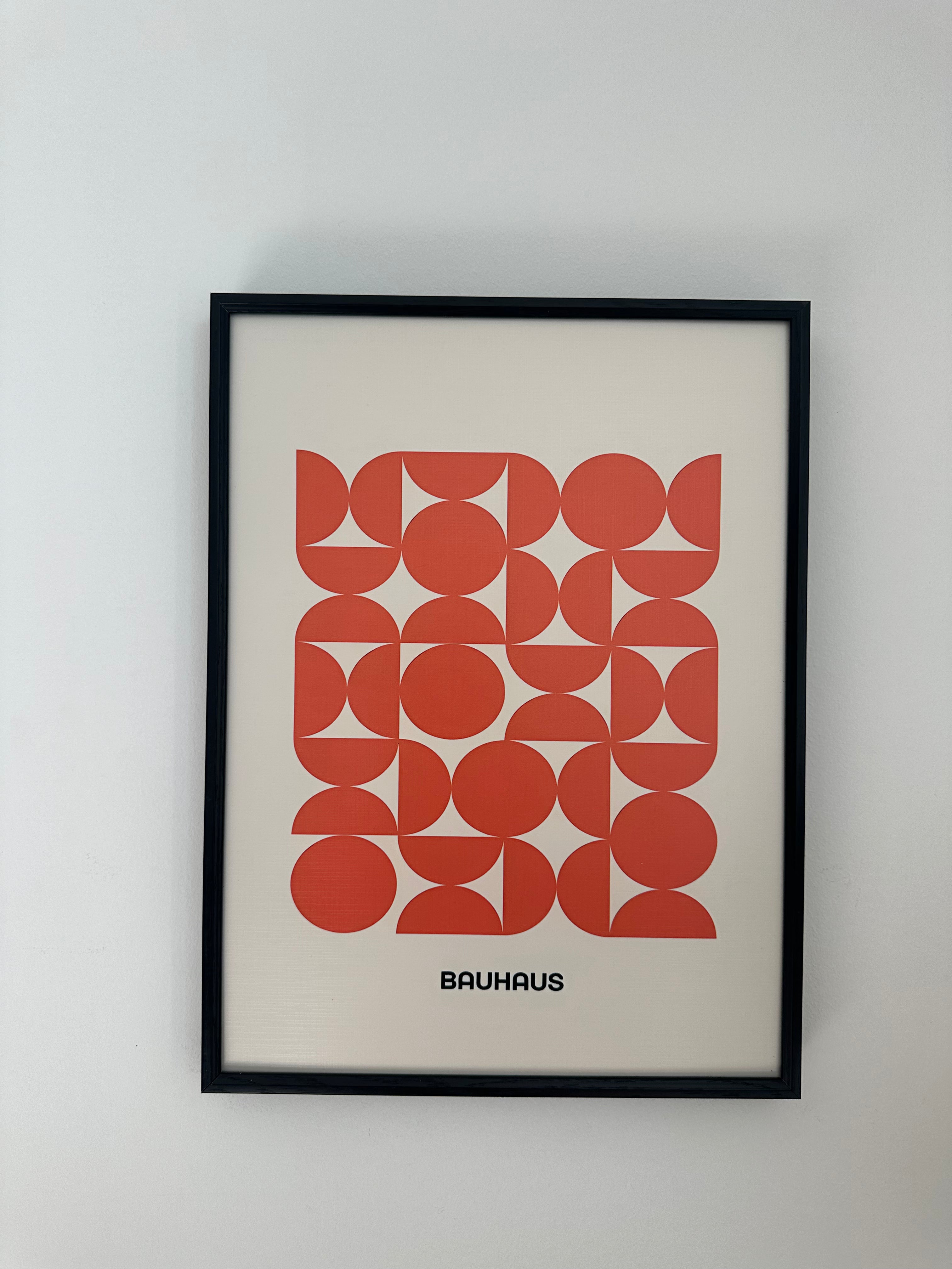Bauhaus Mid-Century Modern Geometric Art Print